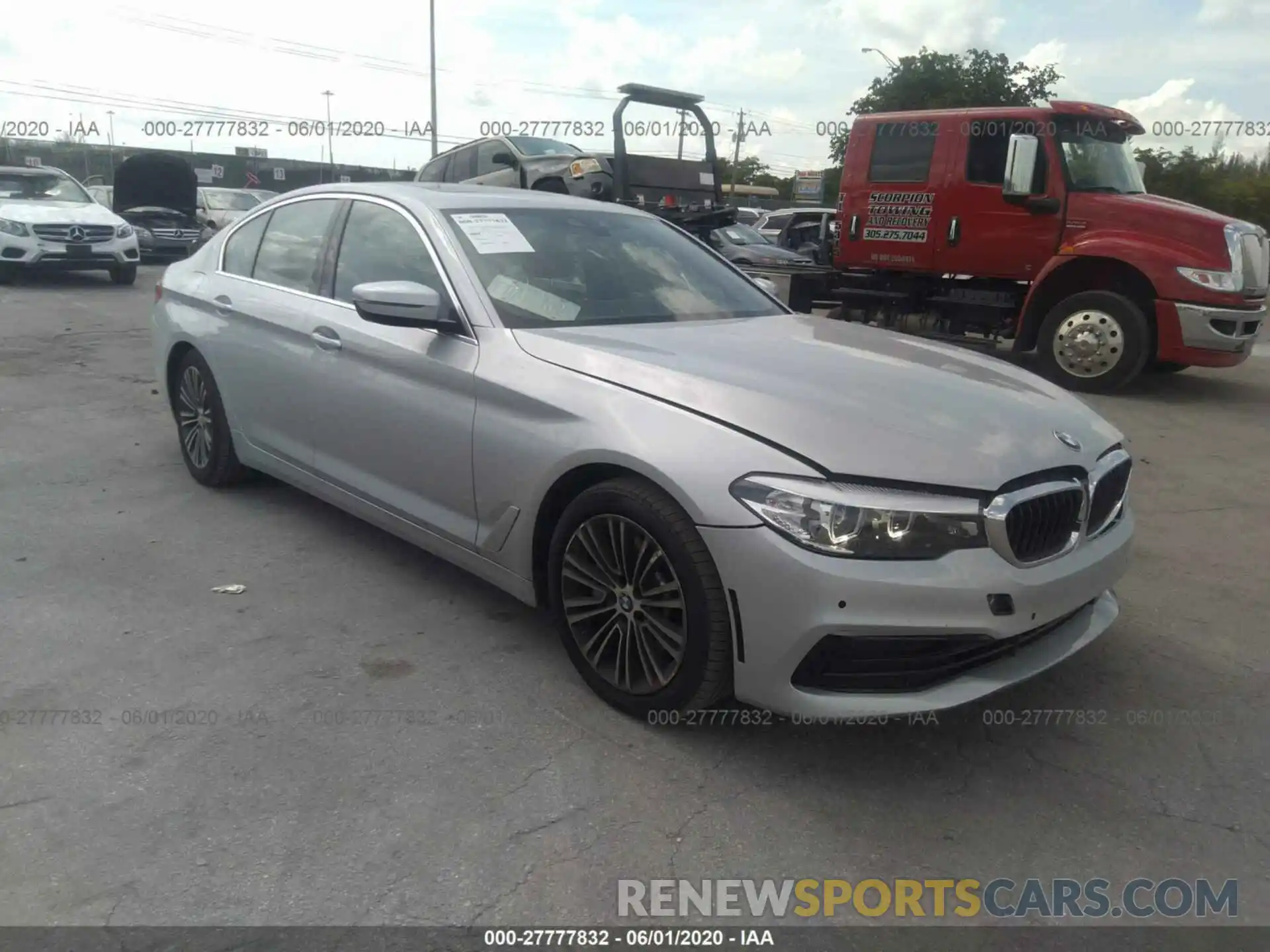 1 Photograph of a damaged car WBAJA5C59KWW18842 BMW 530 2019