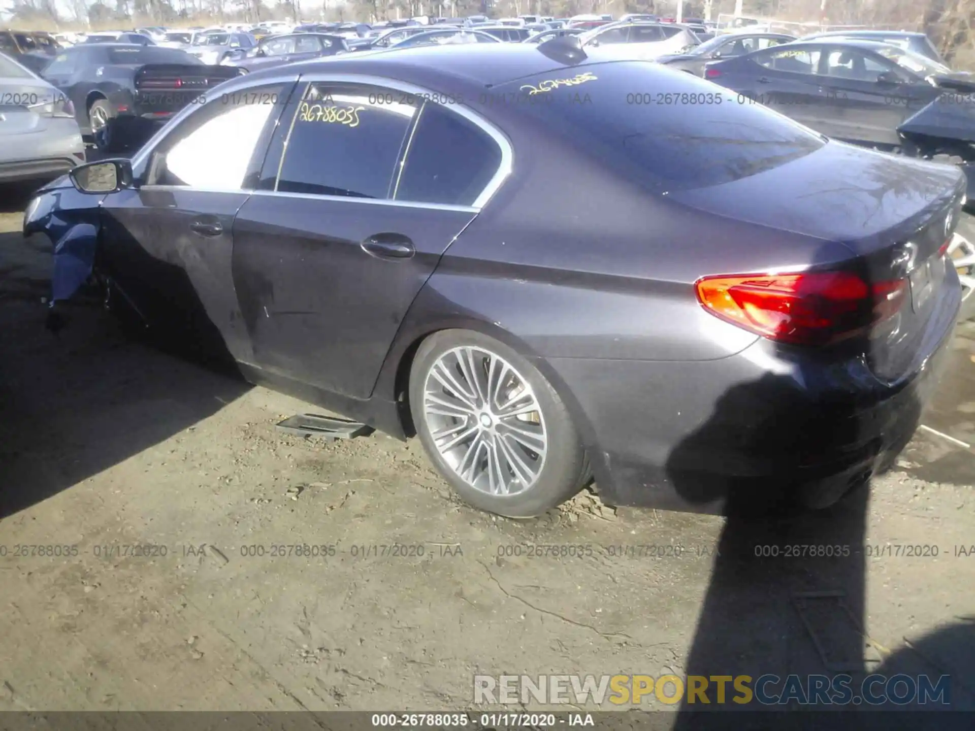 3 Photograph of a damaged car WBAJA7C55KWW01757 BMW 530 2019