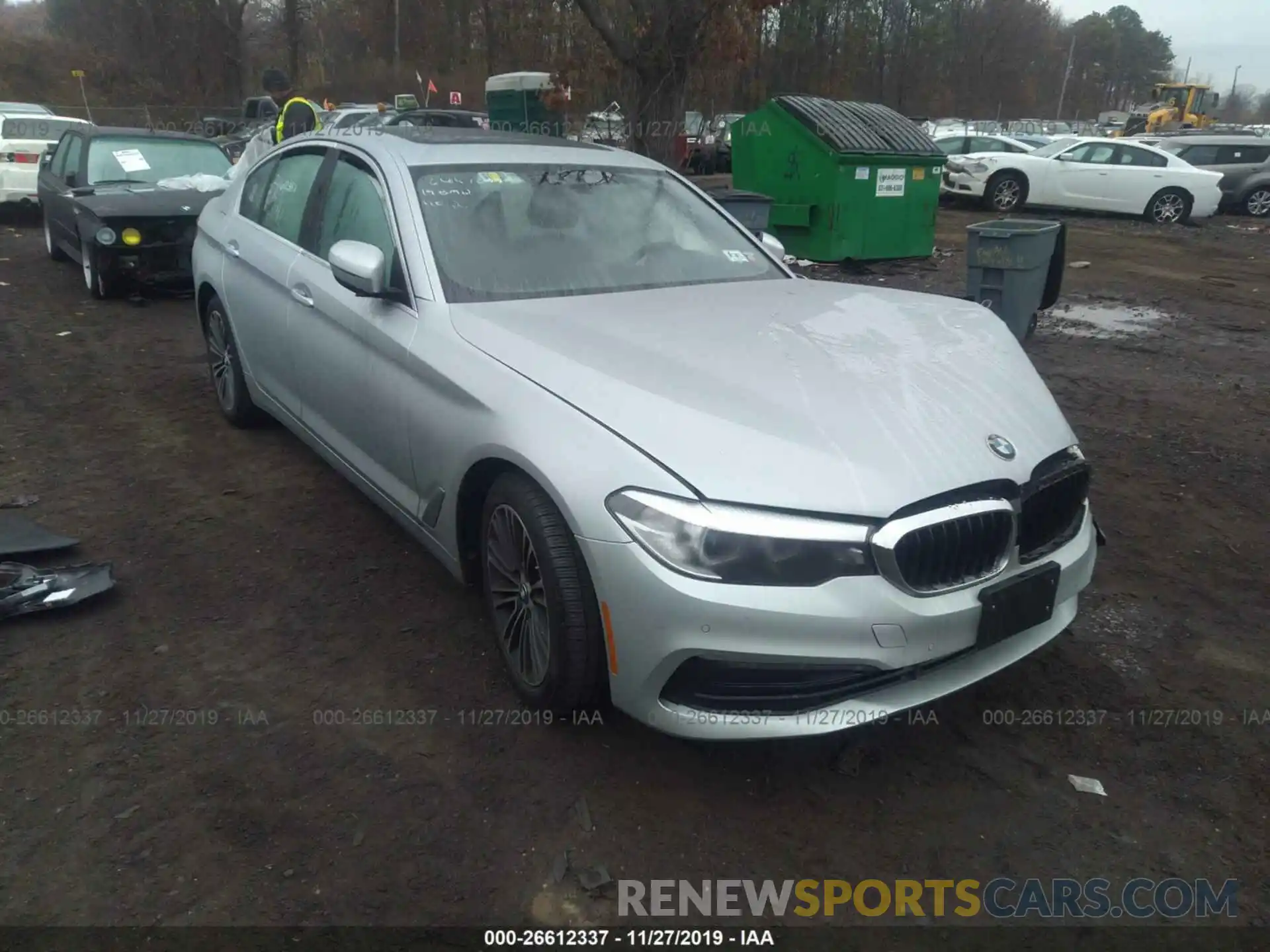 1 Photograph of a damaged car WBAJA7C56KWW40406 BMW 530 2019