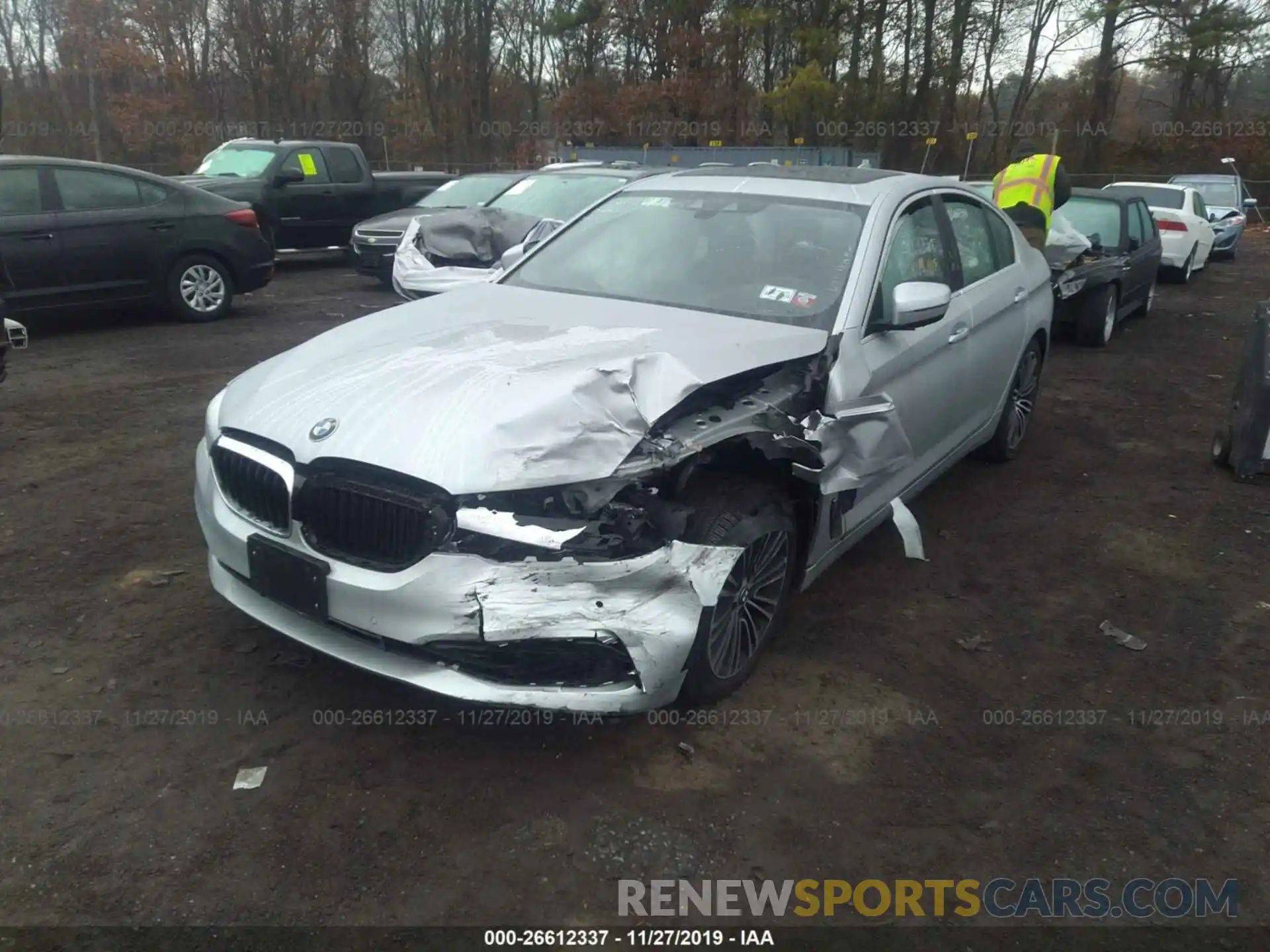 2 Photograph of a damaged car WBAJA7C56KWW40406 BMW 530 2019