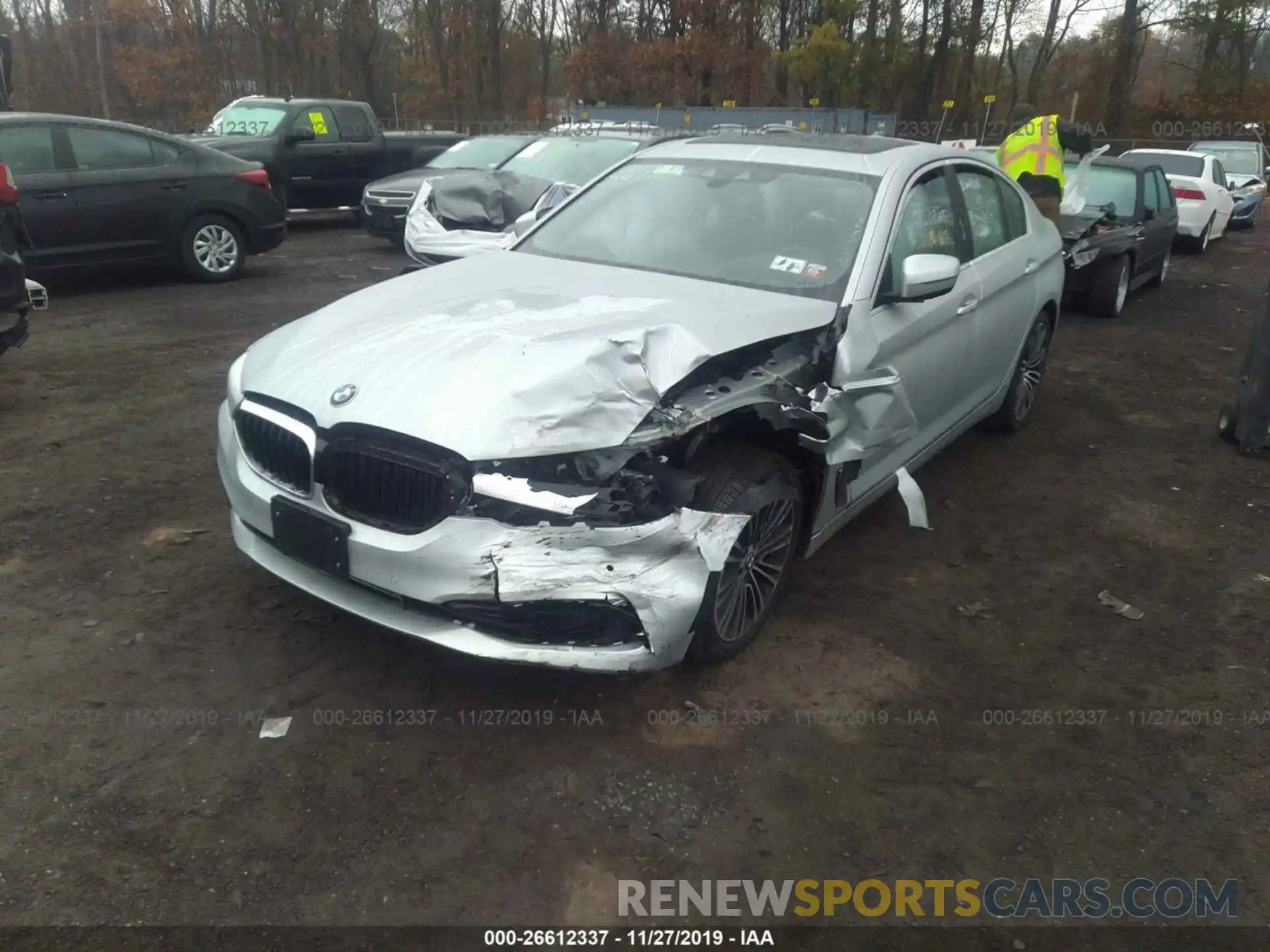 6 Photograph of a damaged car WBAJA7C56KWW40406 BMW 530 2019