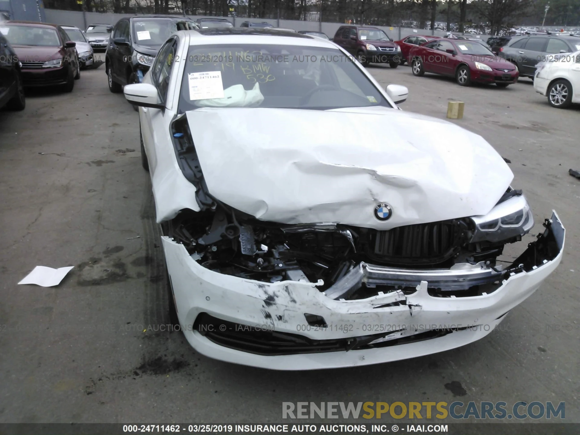 6 Фотография поврежденного автомобиля WBAJA7C57KWW08502 BMW 530 2019