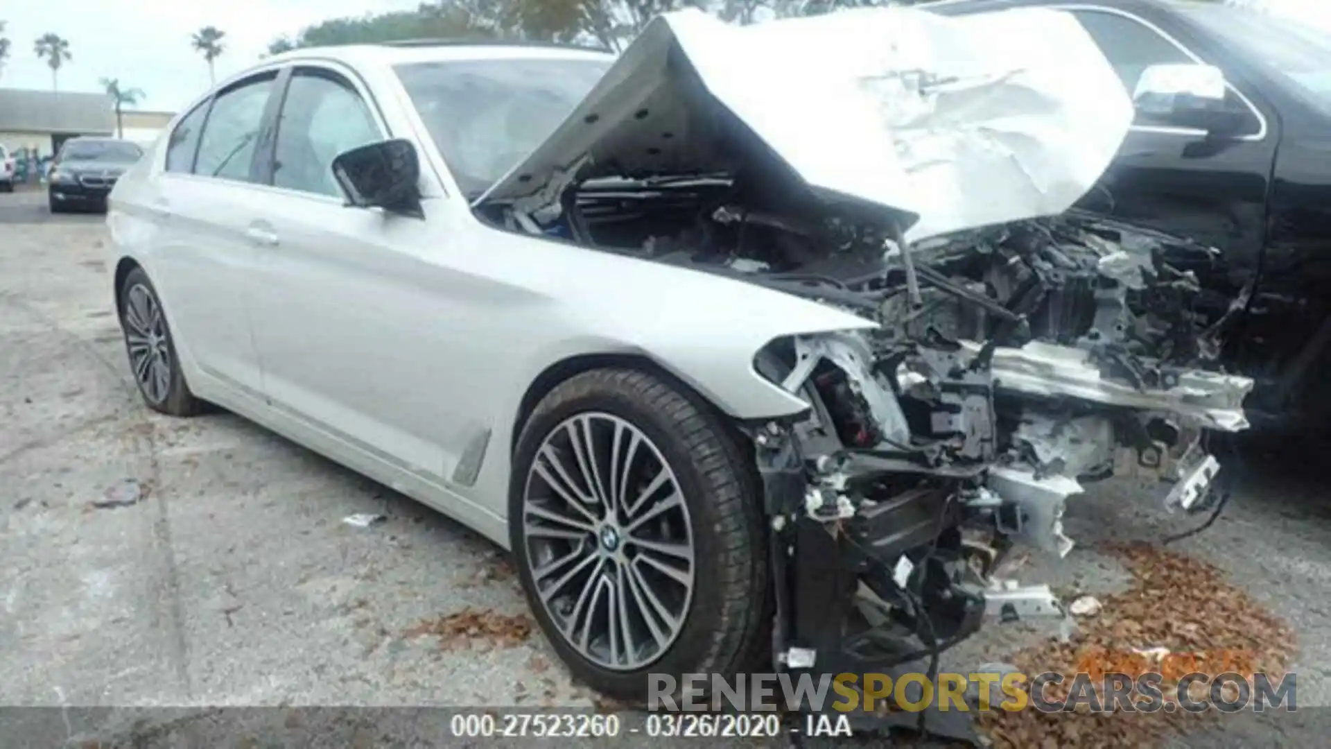4 Фотография поврежденного автомобиля WBAJA7C57KWW19418 BMW 530 2019