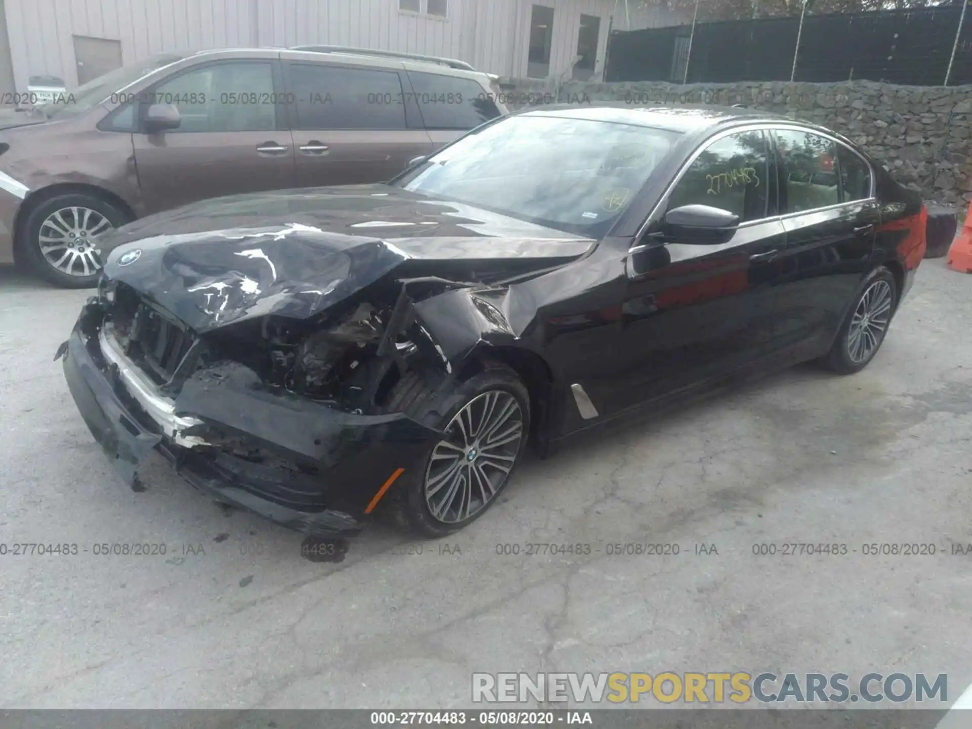 2 Фотография поврежденного автомобиля WBAJA7C59KWW19596 BMW 530 2019
