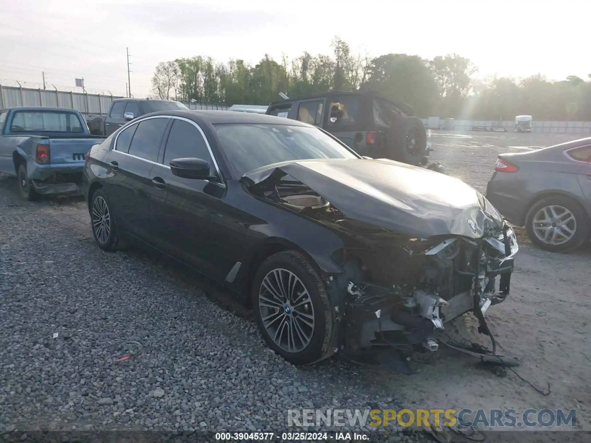 1 Photograph of a damaged car WBAJR3C01LCD62624 BMW 530 2020