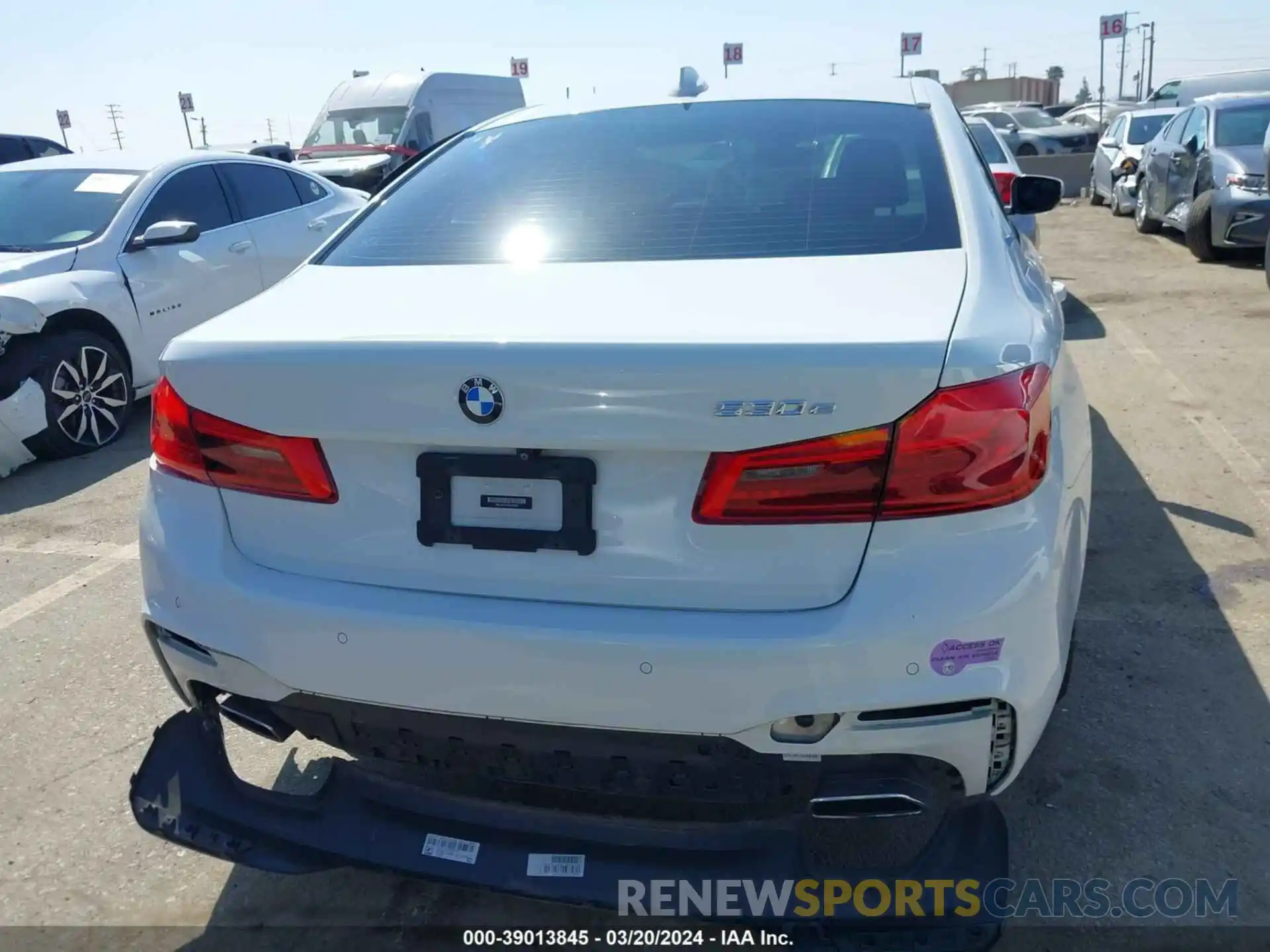 17 Photograph of a damaged car WBAJA9C52KB393596 BMW 530E 2019