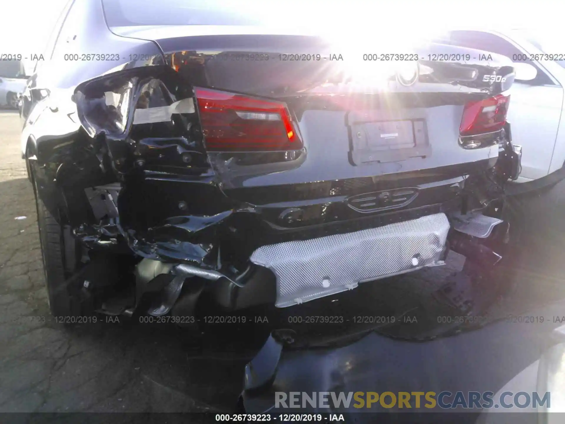 6 Photograph of a damaged car WBAJA9C56KB254233 BMW 530E 2019