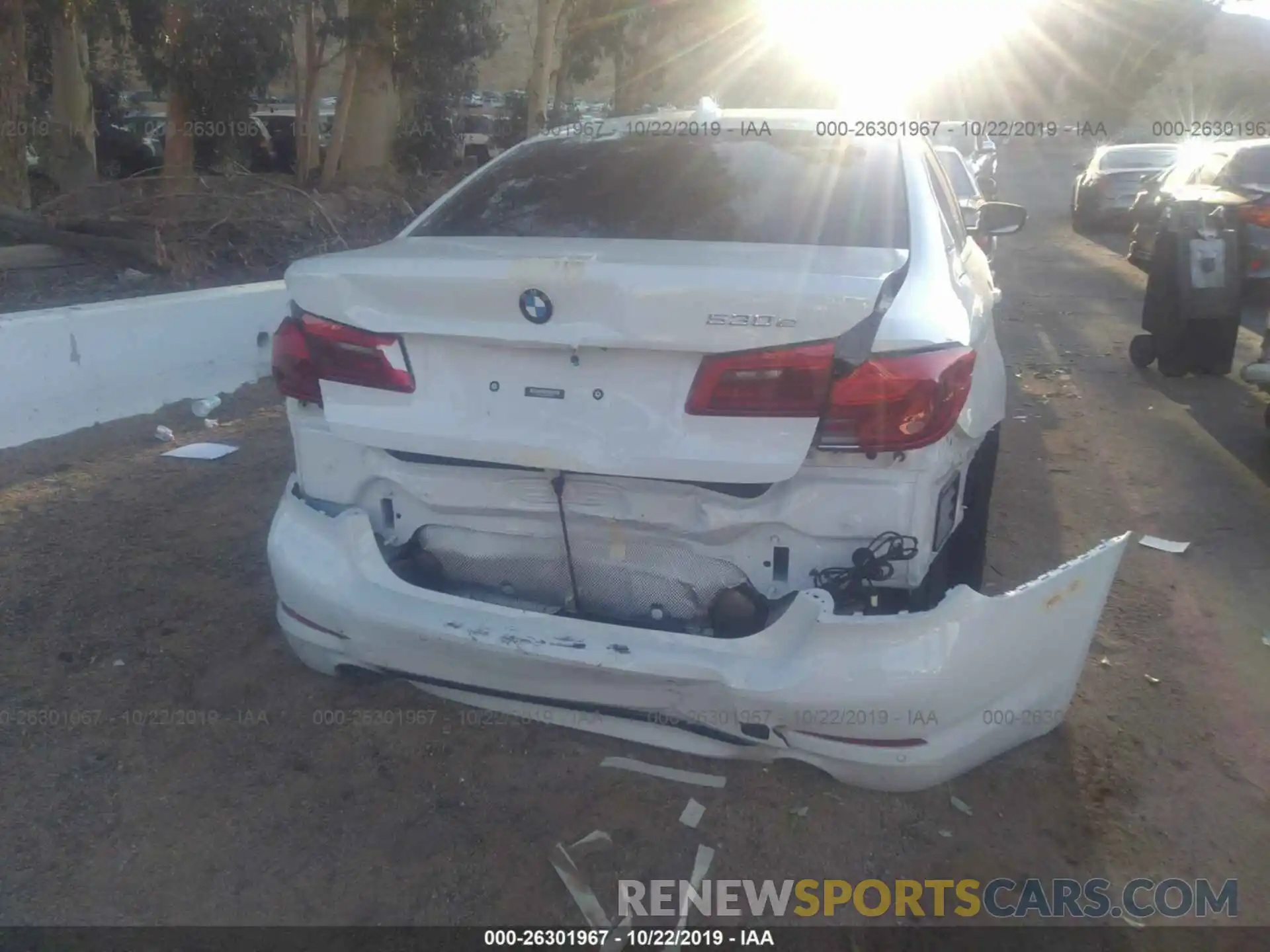 6 Photograph of a damaged car WBAJA9C57KB399278 BMW 530E 2019