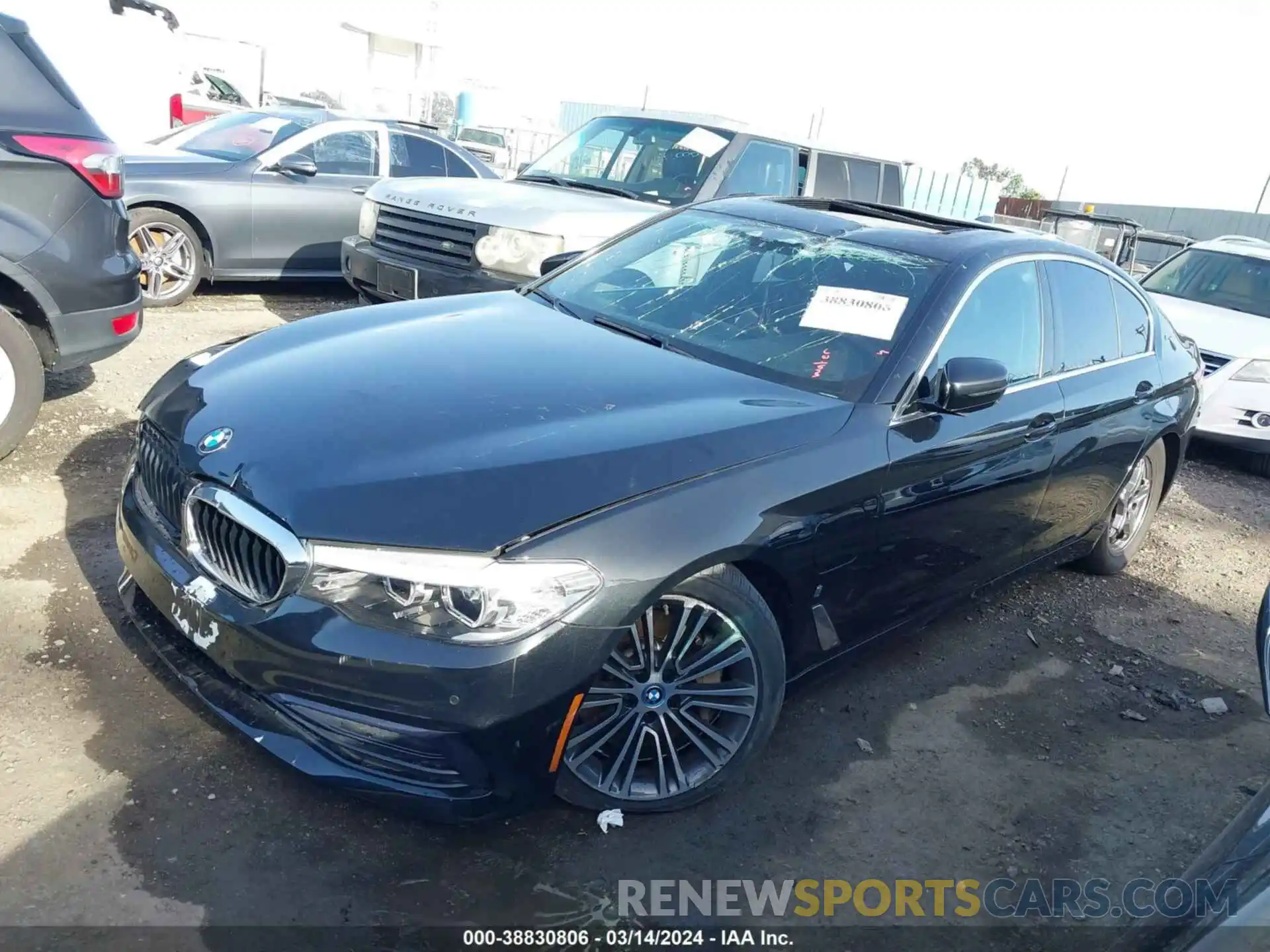 2 Photograph of a damaged car WBAJA9C58KB399418 BMW 530E 2019