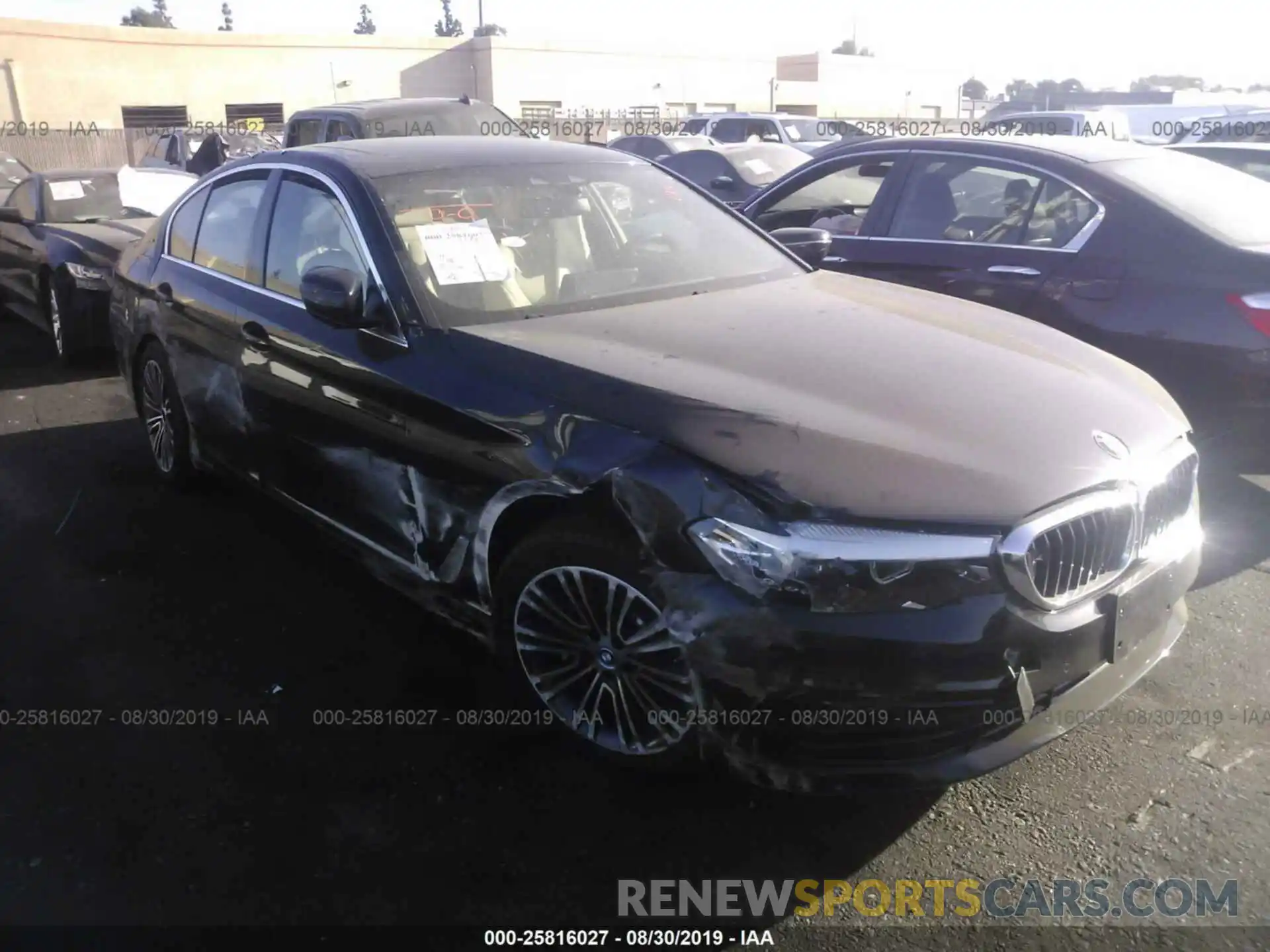 1 Photograph of a damaged car WBAJA9C59KB253822 BMW 530E 2019