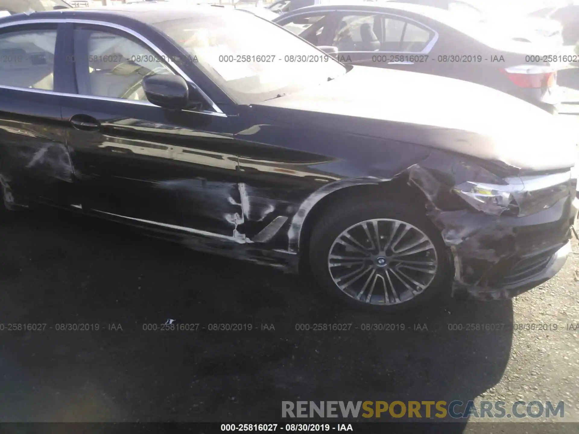 6 Photograph of a damaged car WBAJA9C59KB253822 BMW 530E 2019