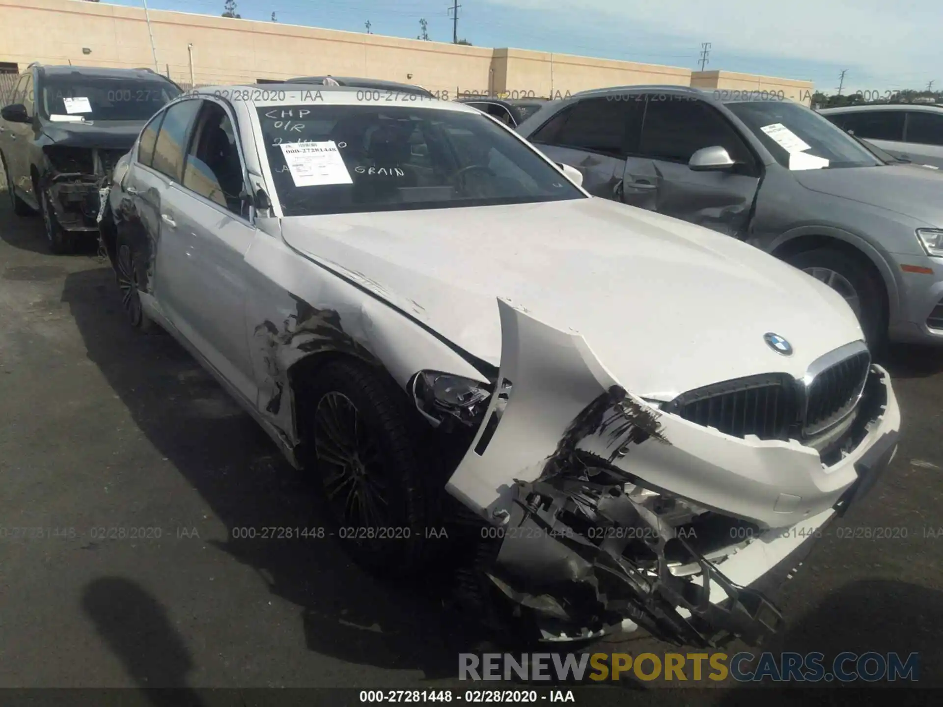 1 Photograph of a damaged car WBAJA9C59KB389643 BMW 530E 2019