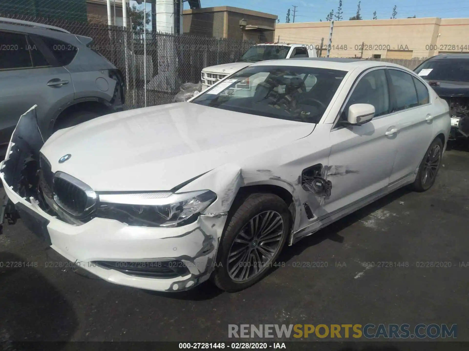2 Photograph of a damaged car WBAJA9C59KB389643 BMW 530E 2019