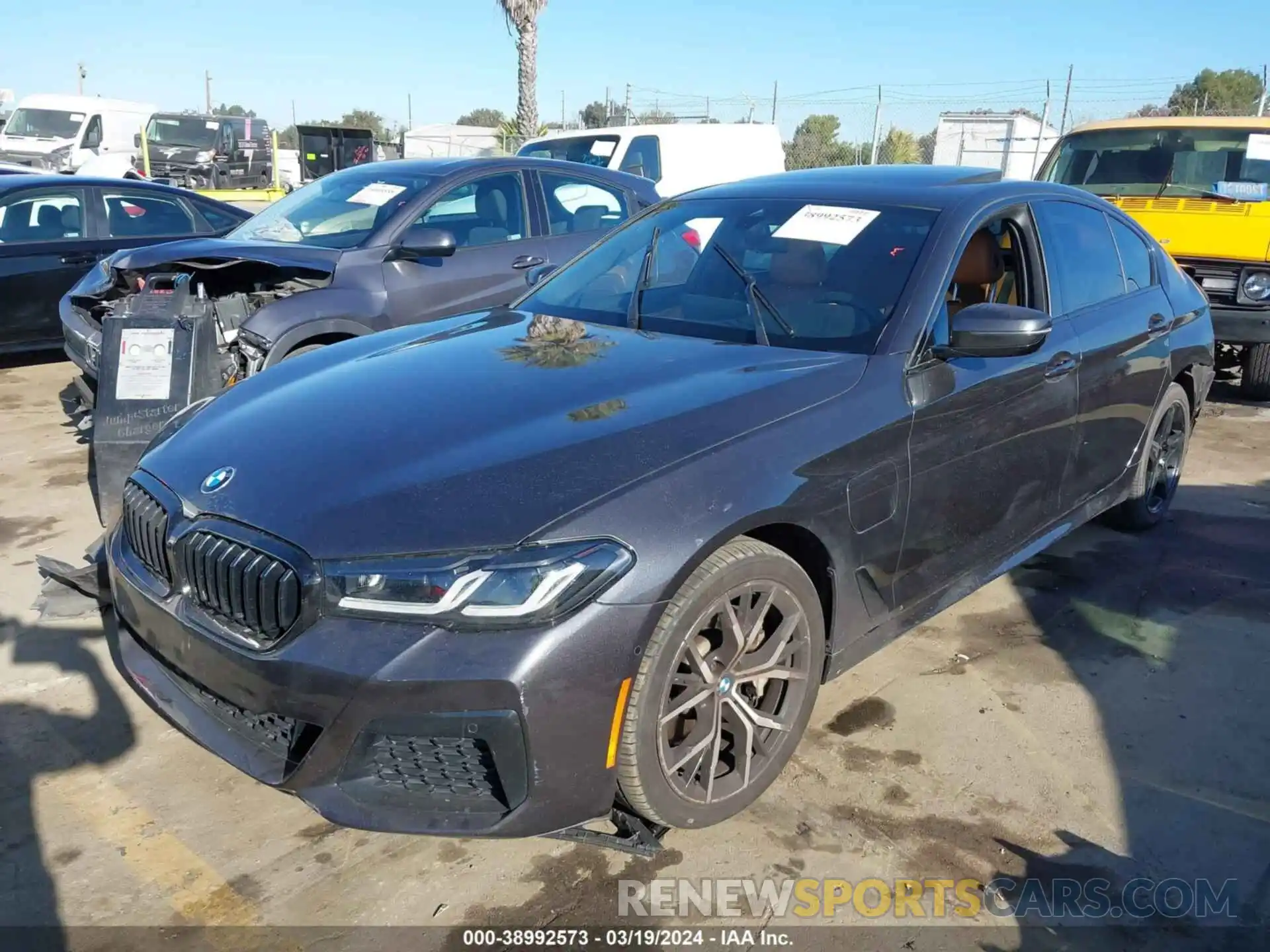 2 Photograph of a damaged car WBA13AG0XMCF22761 BMW 530E 2021