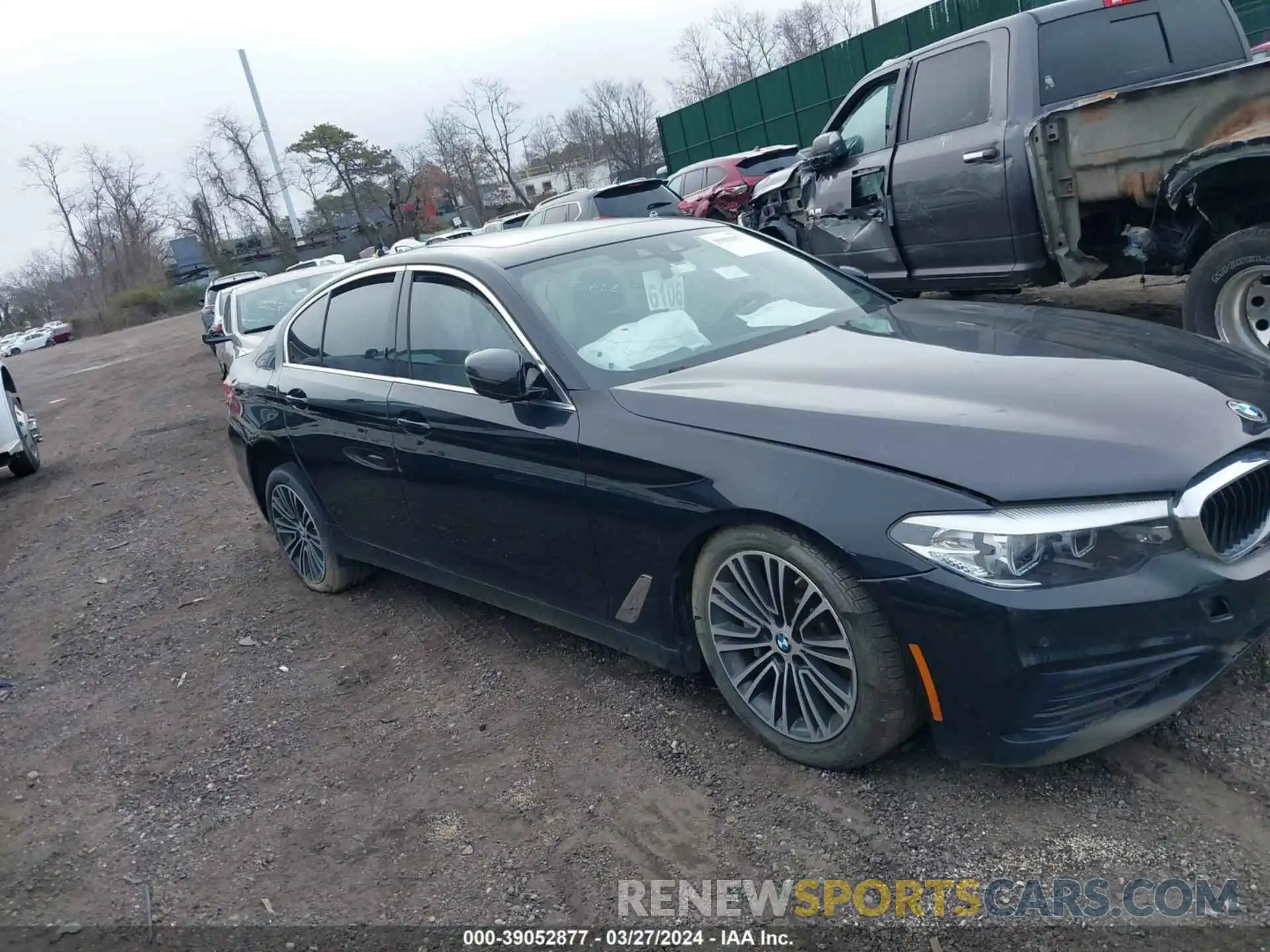 1 Photograph of a damaged car WBAJA5C50KWW26960 BMW 530I 2019