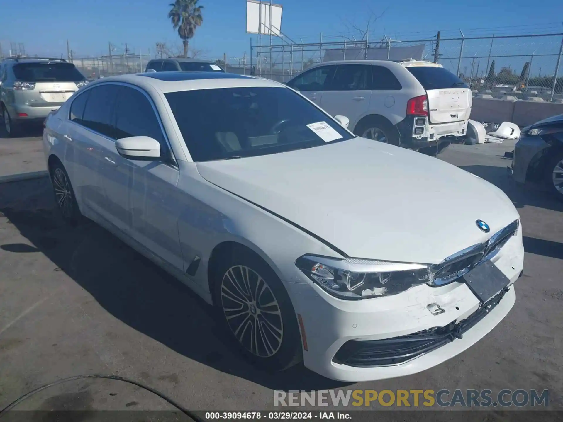 1 Photograph of a damaged car WBAJA5C51KBX86370 BMW 530I 2019