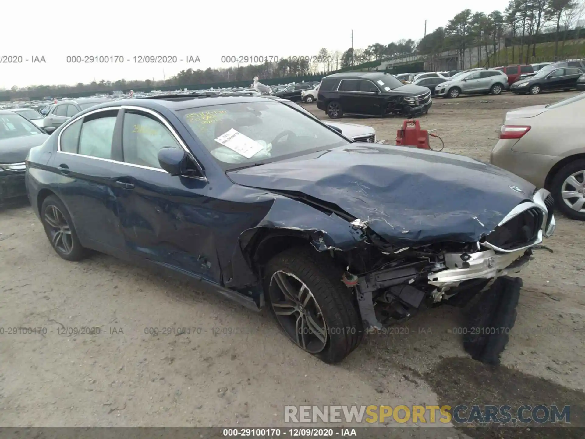 1 Photograph of a damaged car WBA13BJ05MCF05655 BMW 530I 2020