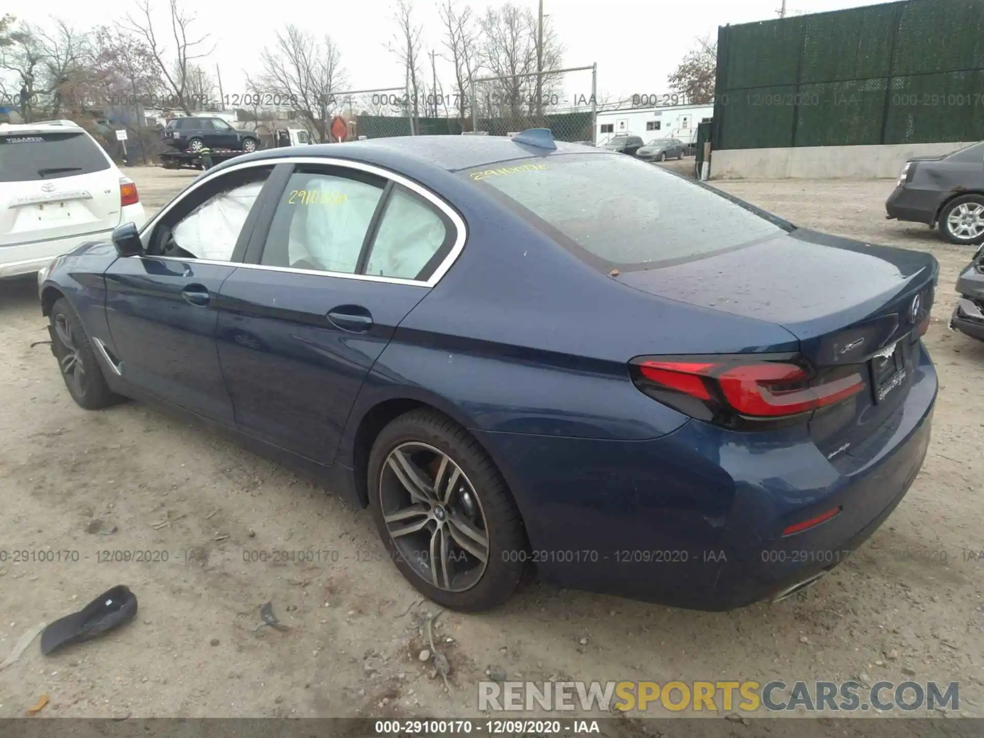 3 Photograph of a damaged car WBA13BJ05MCF05655 BMW 530I 2020