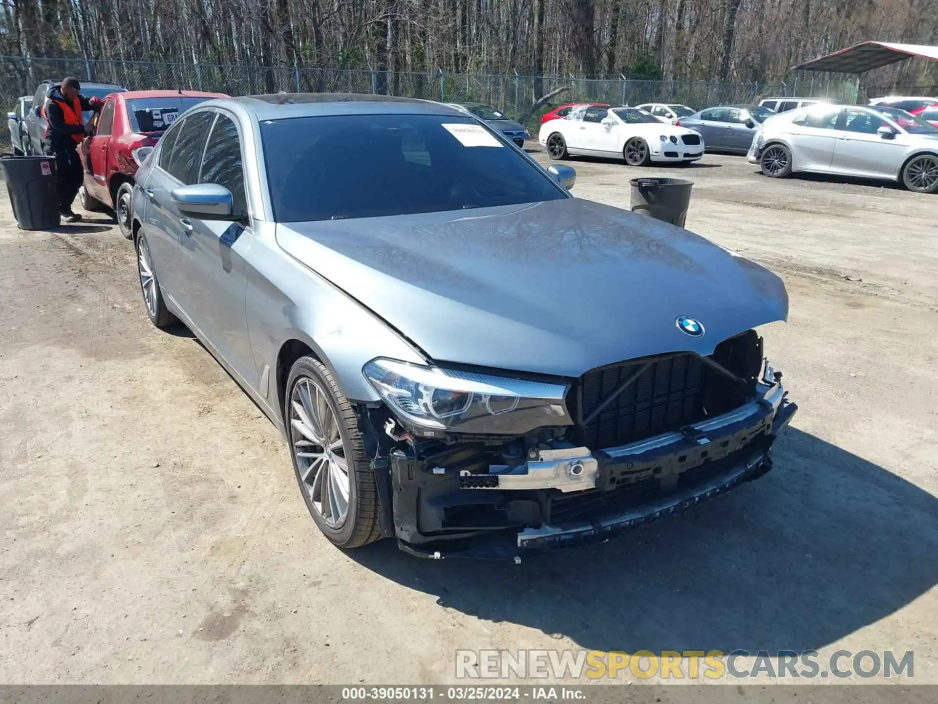 1 Photograph of a damaged car WBAJR7C00LCD65148 BMW 530I 2020