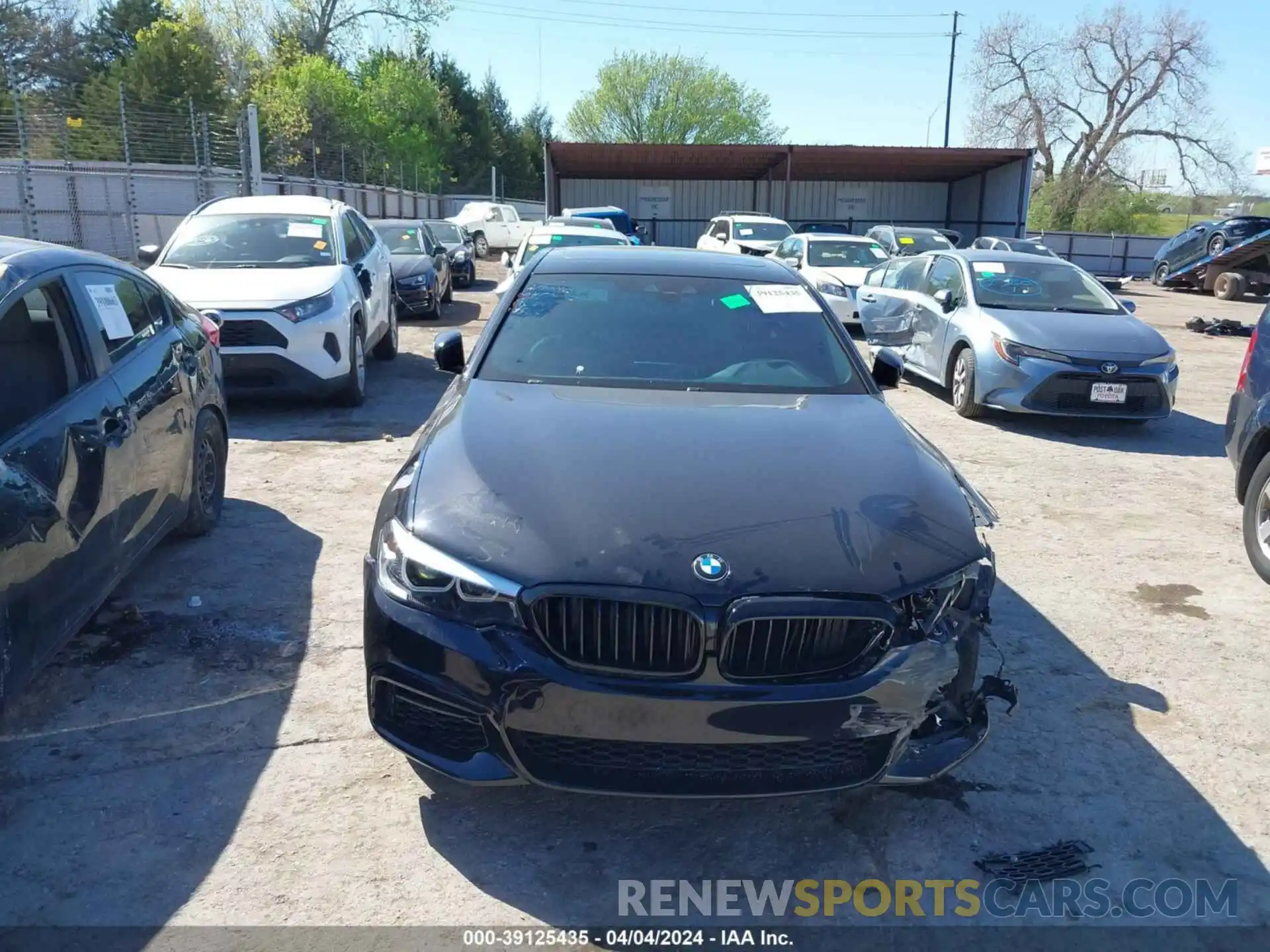 12 Photograph of a damaged car WBAJR7C08LCE14970 BMW 530I 2020