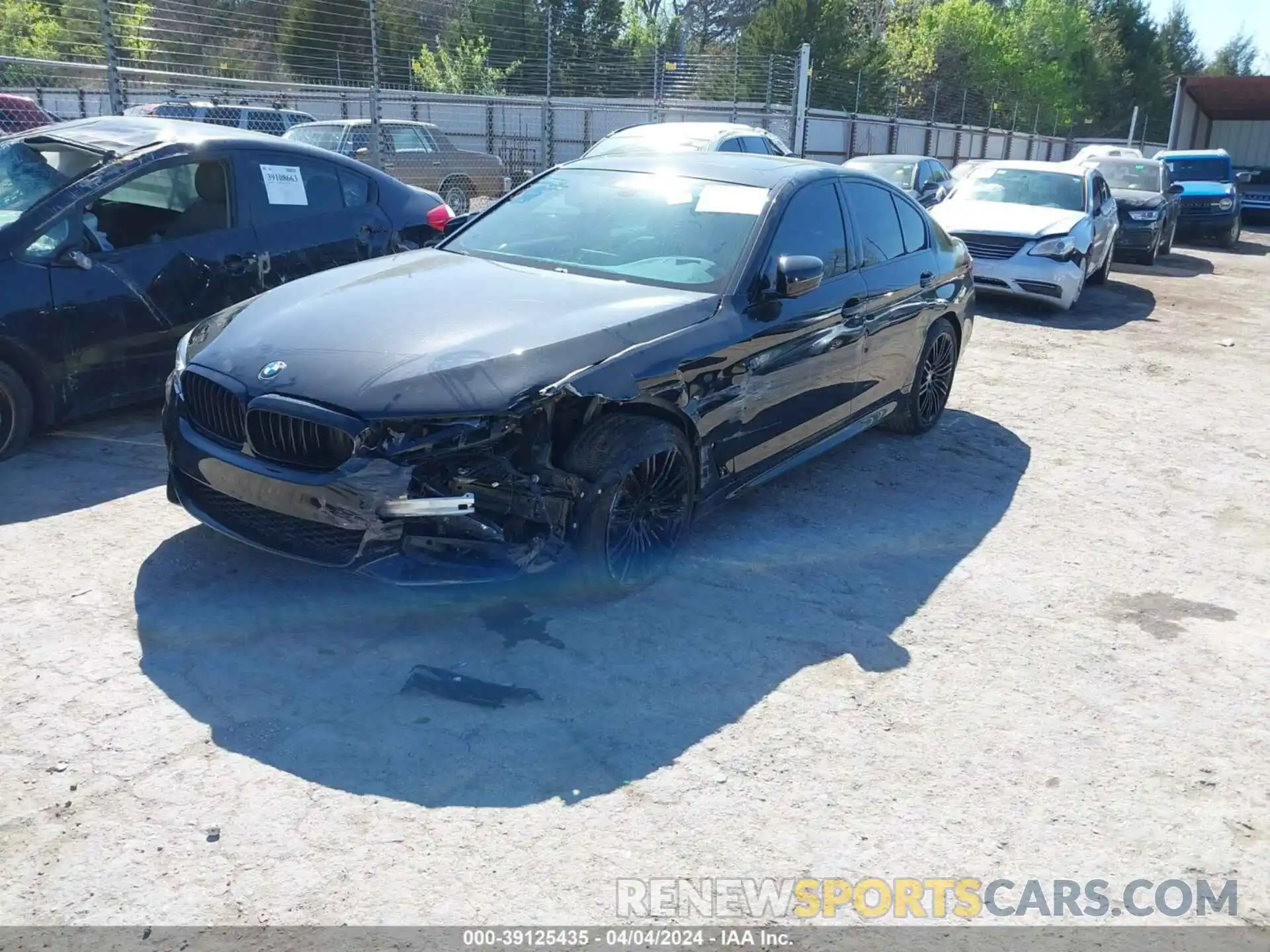 2 Photograph of a damaged car WBAJR7C08LCE14970 BMW 530I 2020