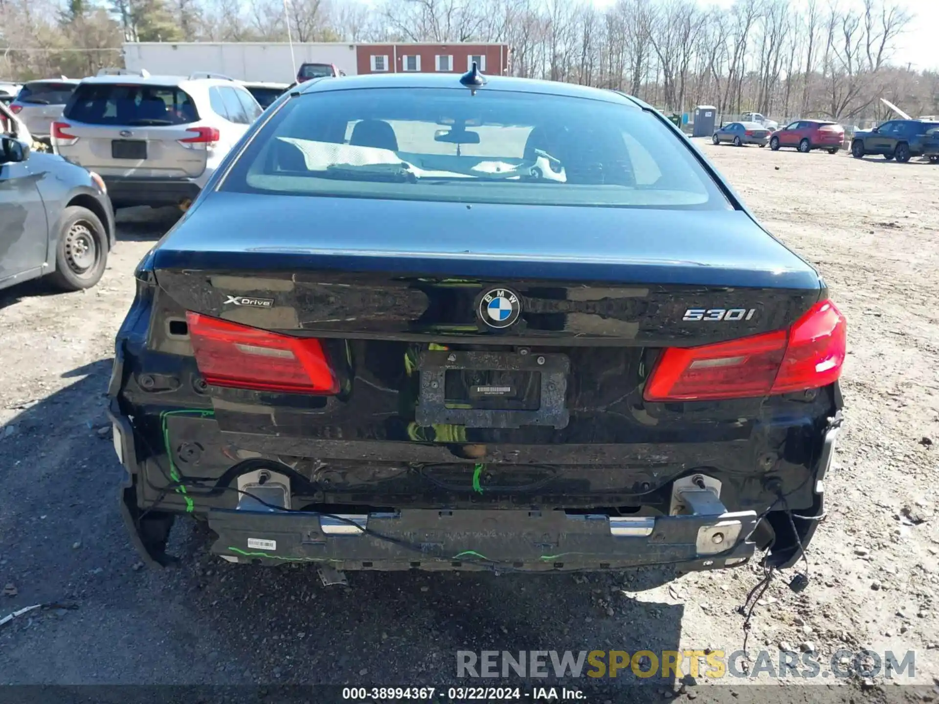 15 Photograph of a damaged car WBAJR7C0XLCD12666 BMW 530I 2020