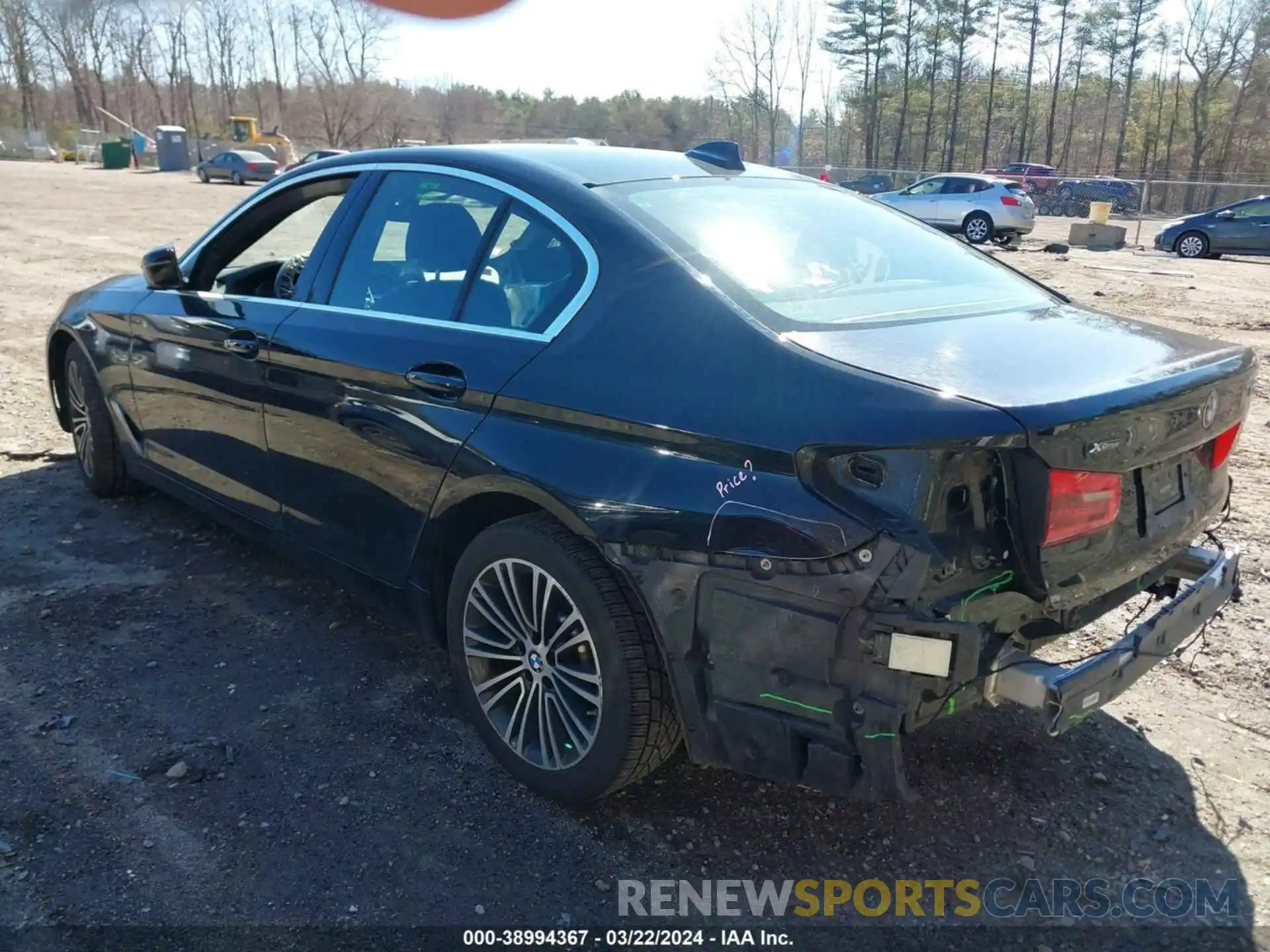 3 Photograph of a damaged car WBAJR7C0XLCD12666 BMW 530I 2020