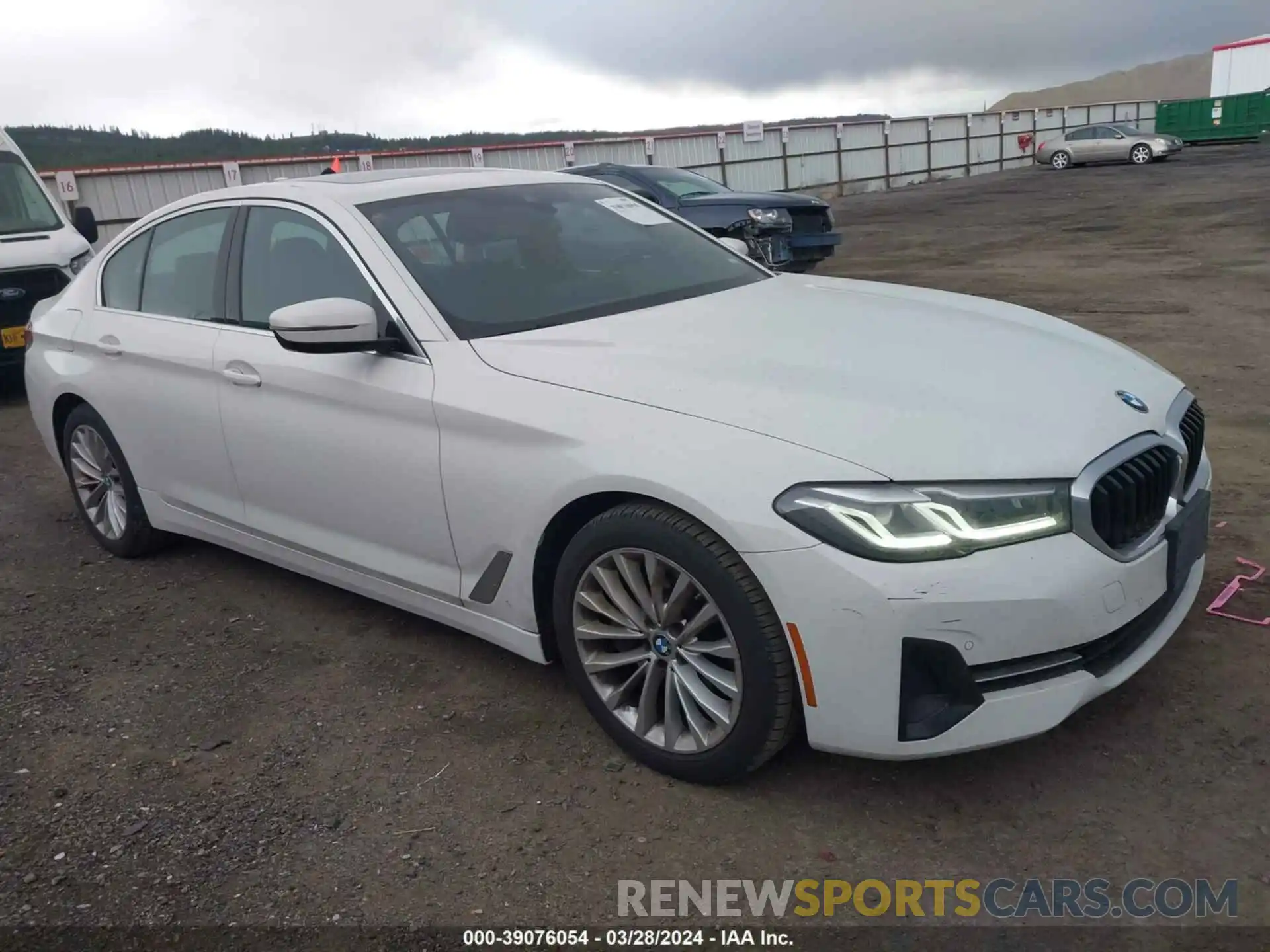 1 Photograph of a damaged car WBA13BJ01MCF62449 BMW 530I 2021