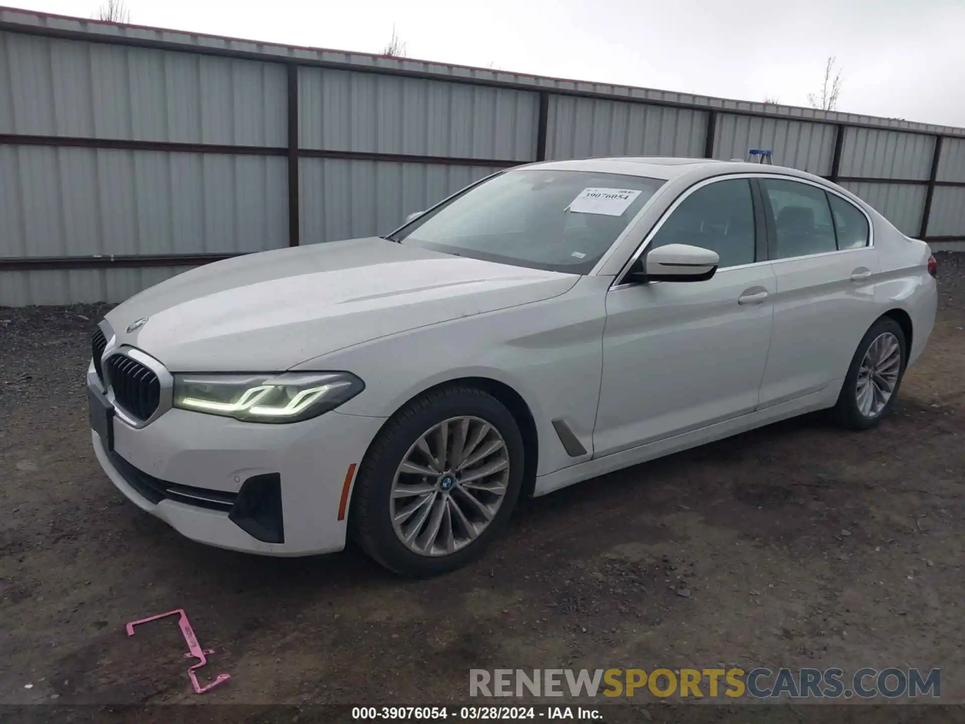 2 Photograph of a damaged car WBA13BJ01MCF62449 BMW 530I 2021