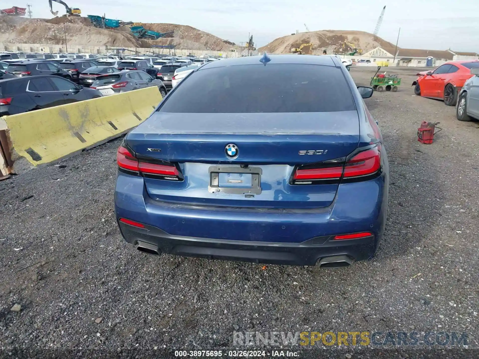 16 Photograph of a damaged car WBA13BJ06MCF71373 BMW 530I 2021