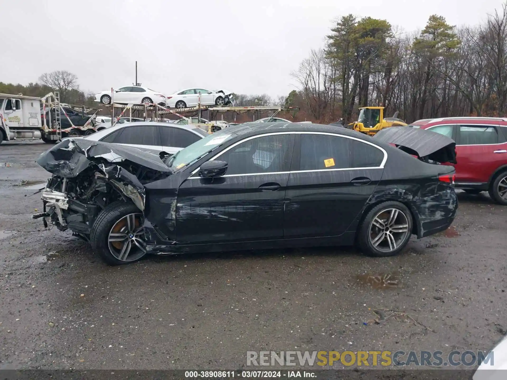 13 Photograph of a damaged car WBA13BJ09MWX18667 BMW 530I 2021