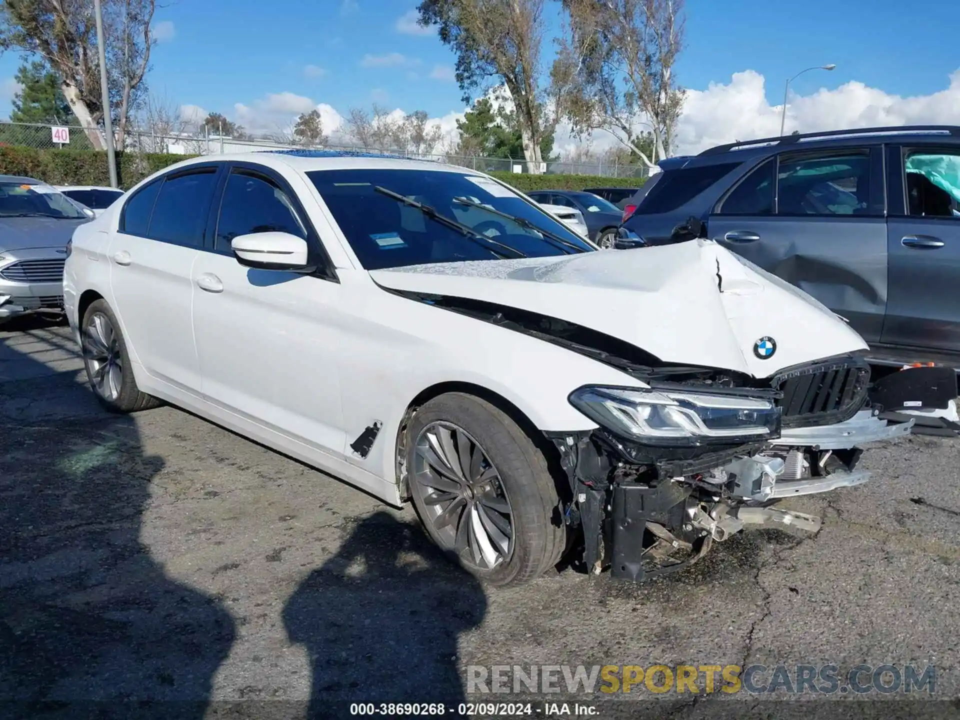 1 Photograph of a damaged car WBA53BH08PWY10722 BMW 530I 2023