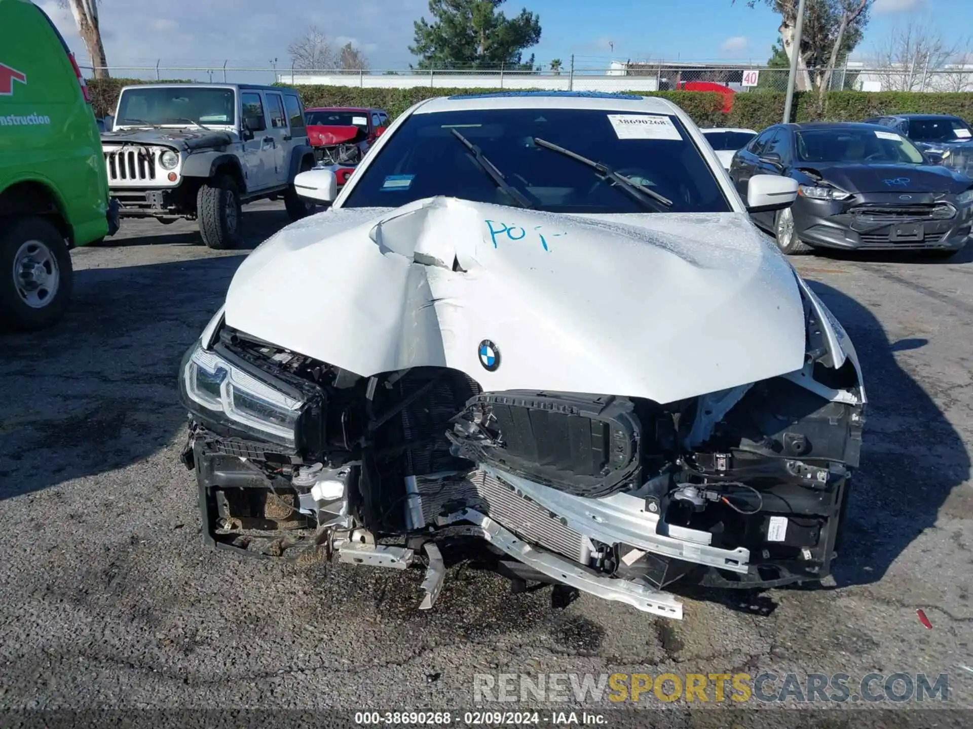 12 Photograph of a damaged car WBA53BH08PWY10722 BMW 530I 2023