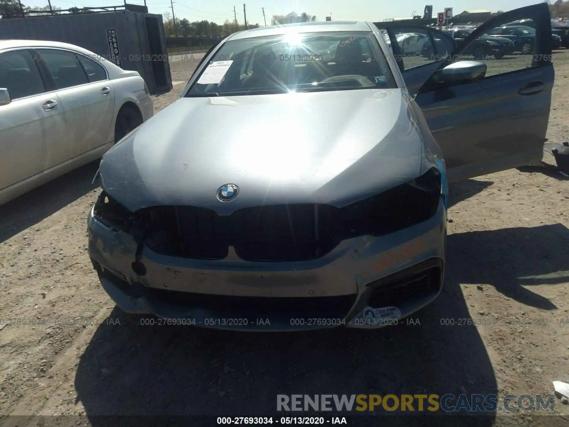 6 Photograph of a damaged car WBAJB1C54KB376300 BMW 530XE 2019