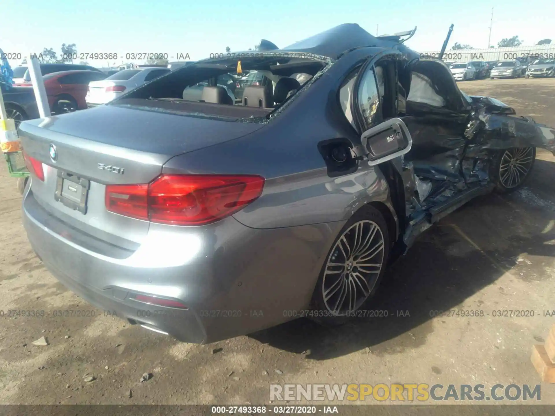 4 Photograph of a damaged car WBAJE5C50KWE66411 BMW 540 2019