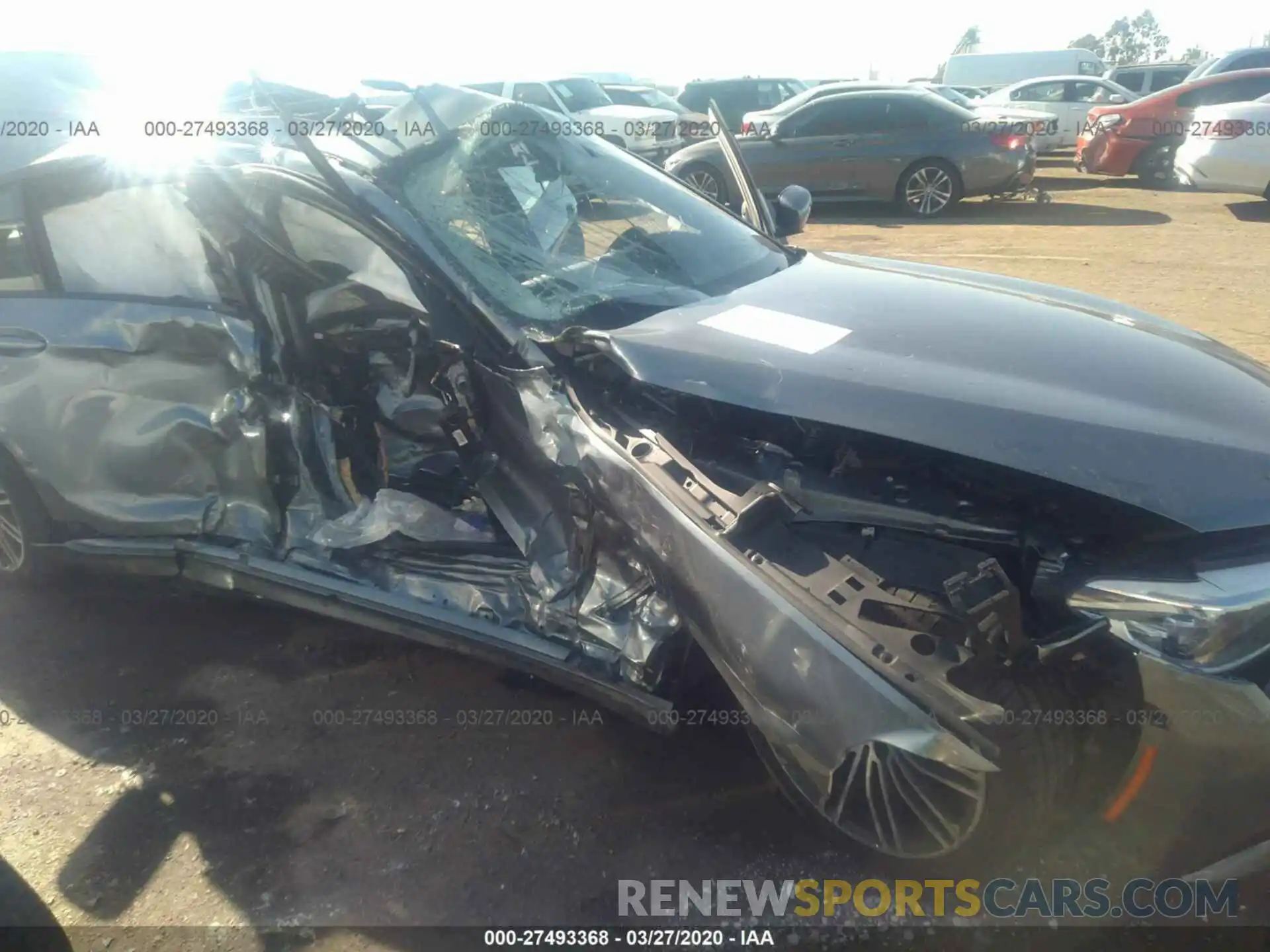 6 Photograph of a damaged car WBAJE5C50KWE66411 BMW 540 2019