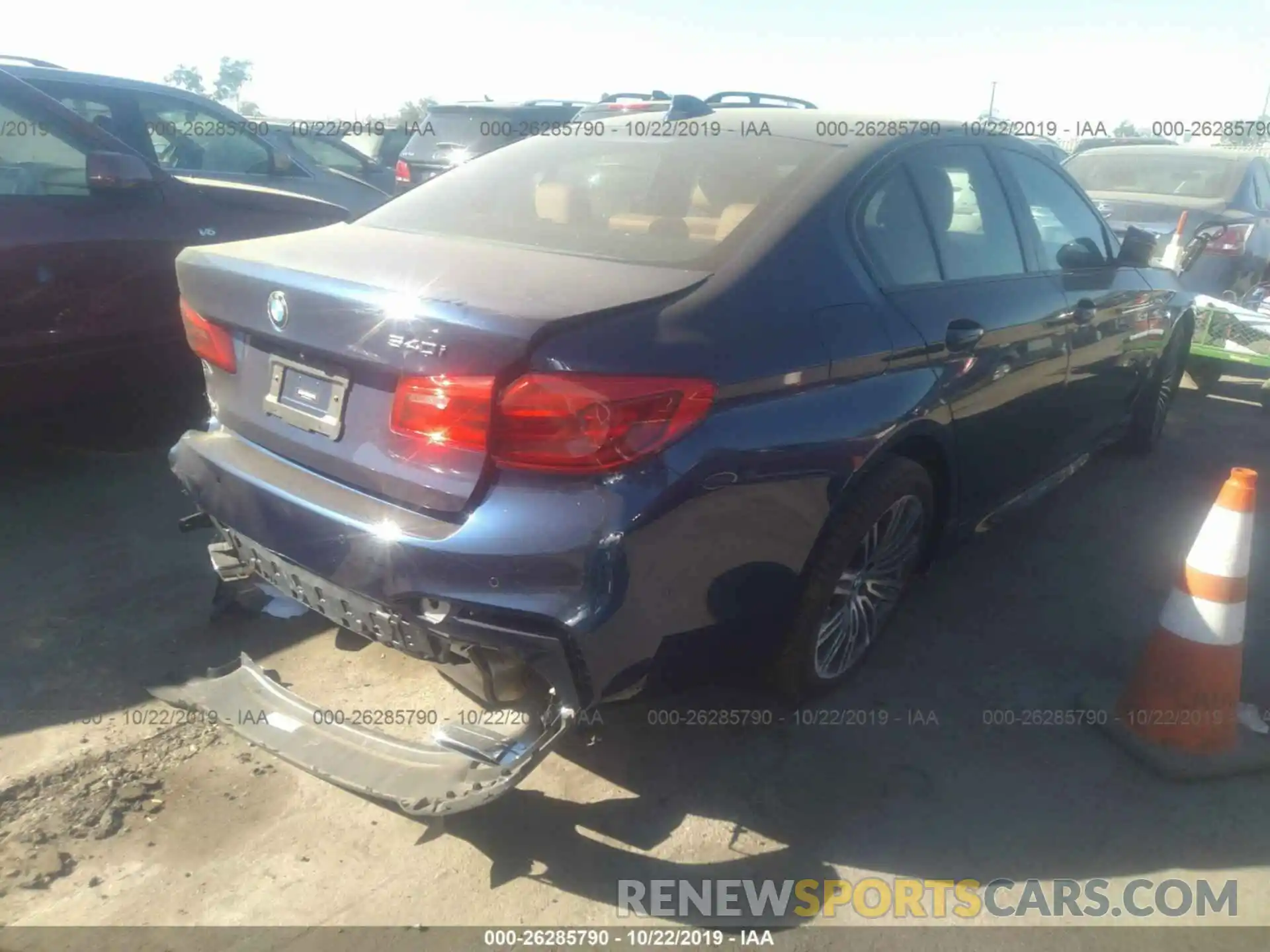 4 Фотография поврежденного автомобиля WBAJE5C56KBM76882 BMW 540 2019