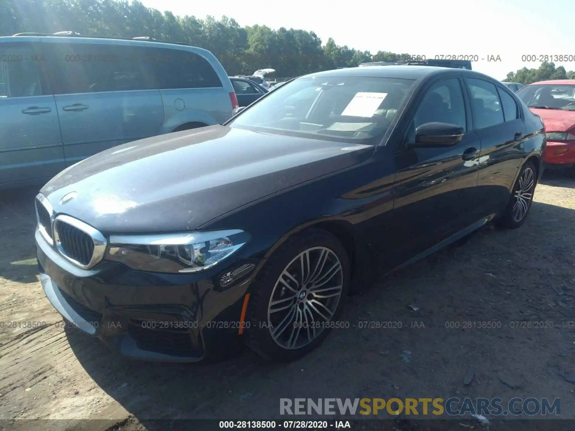 2 Photograph of a damaged car WBAJE5C56KWW20584 BMW 540 2019