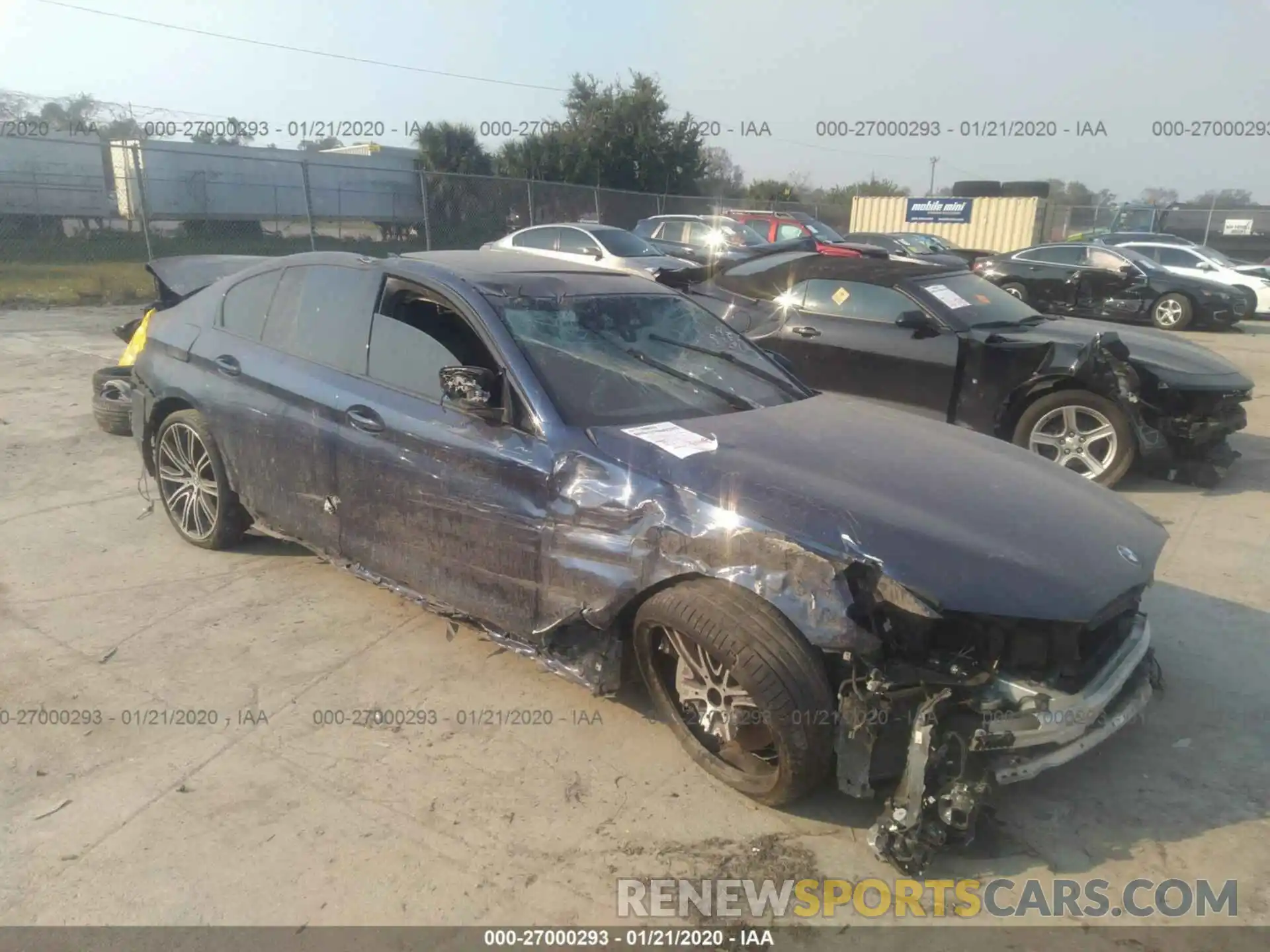 1 Фотография поврежденного автомобиля WBAJE5C57KWW01199 BMW 540 2019