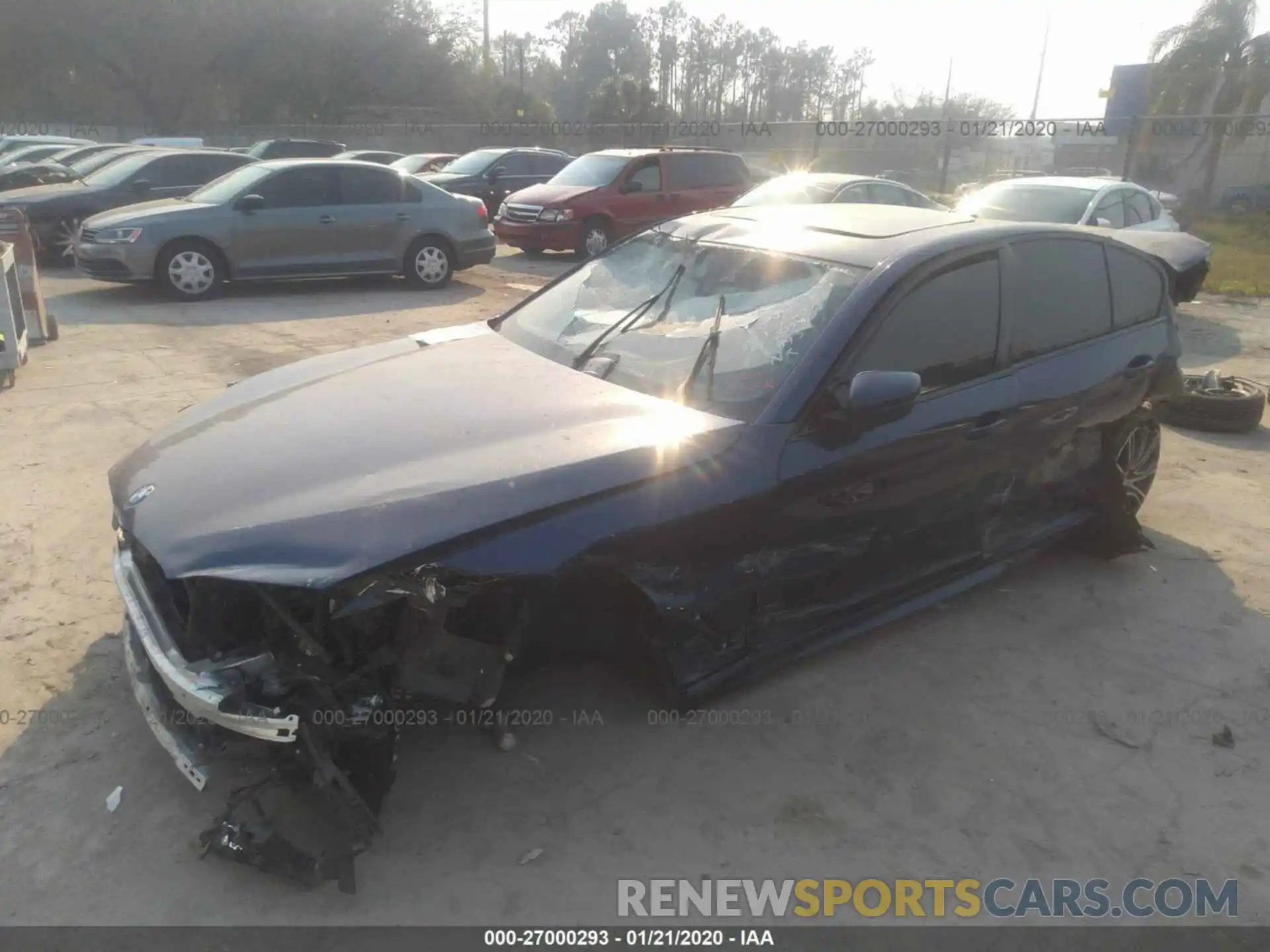 2 Photograph of a damaged car WBAJE5C57KWW01199 BMW 540 2019