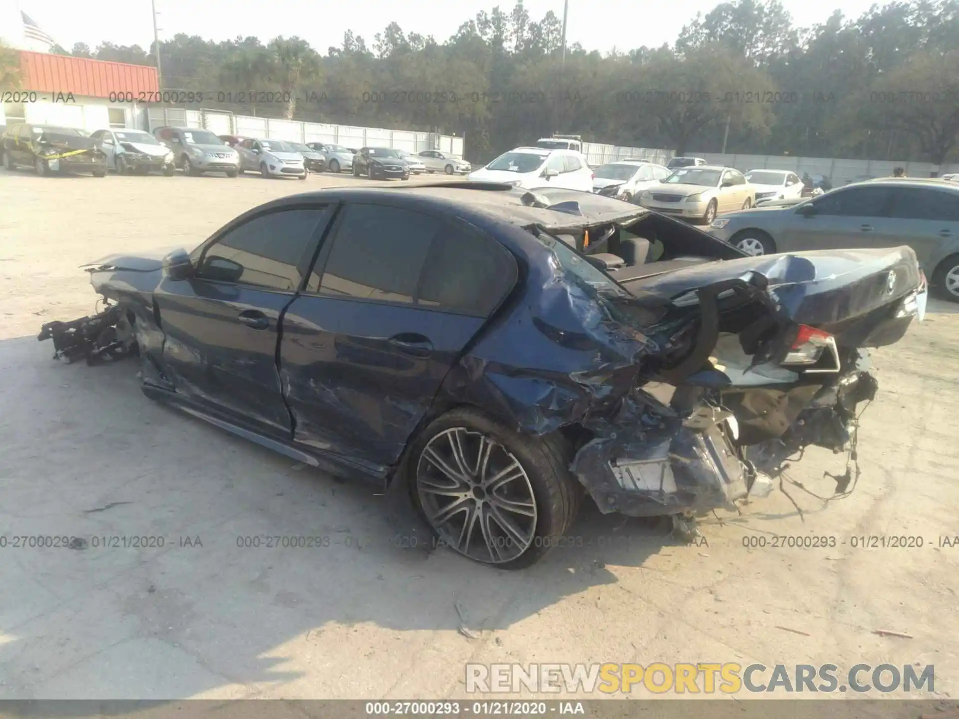 3 Фотография поврежденного автомобиля WBAJE5C57KWW01199 BMW 540 2019