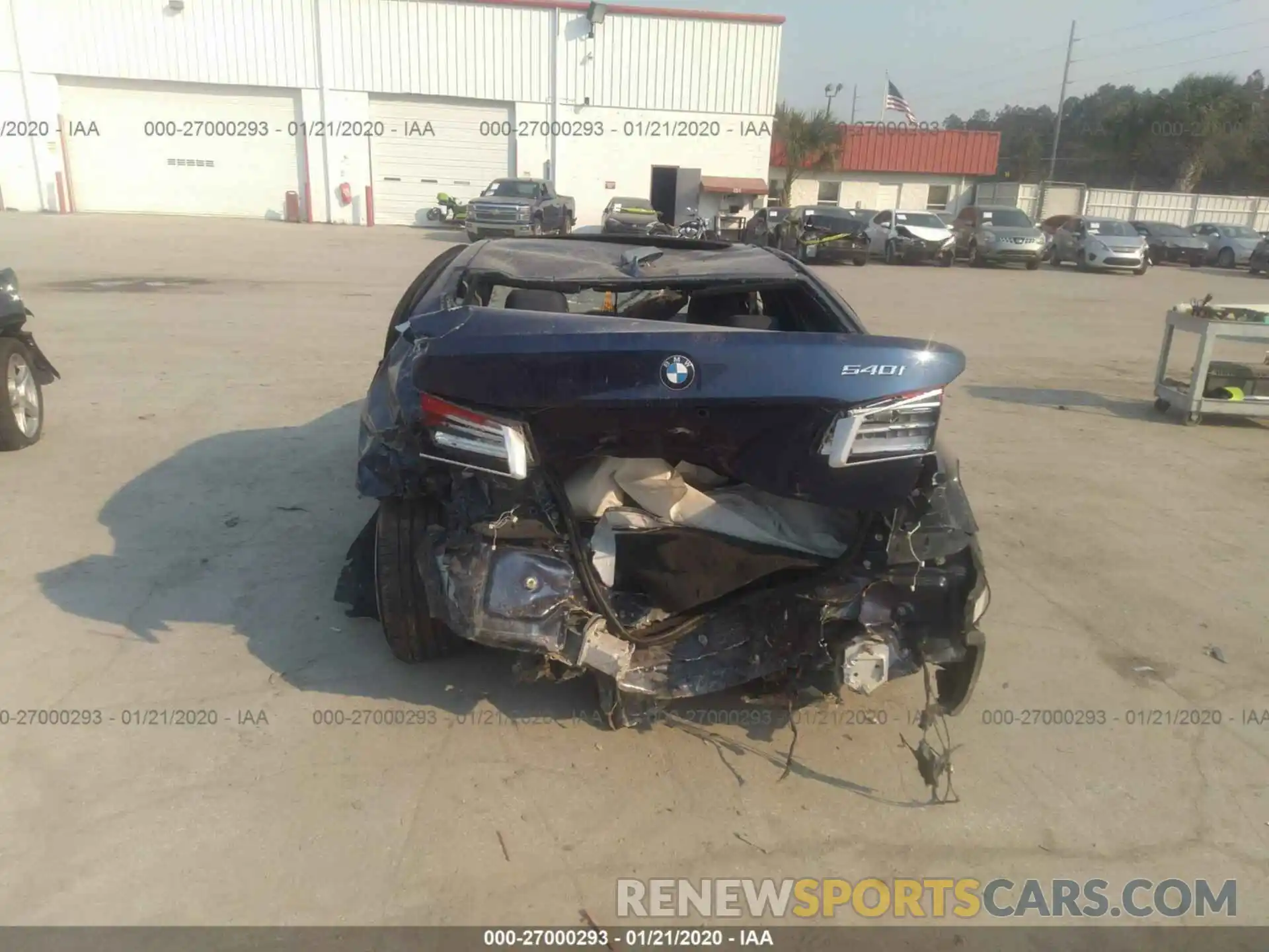 8 Фотография поврежденного автомобиля WBAJE5C57KWW01199 BMW 540 2019