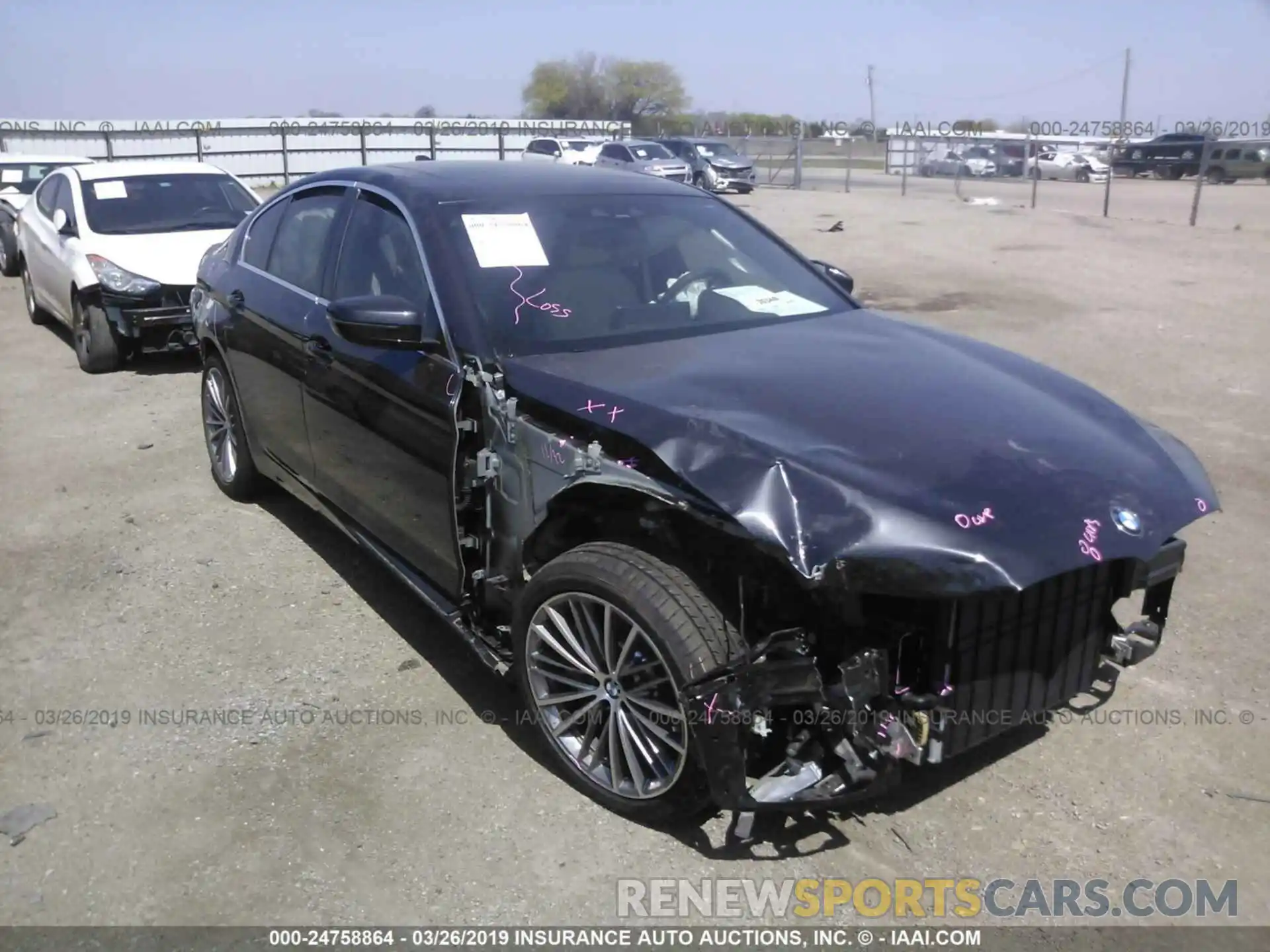 1 Photograph of a damaged car WBAJE5C57KWW17726 BMW 540 2019