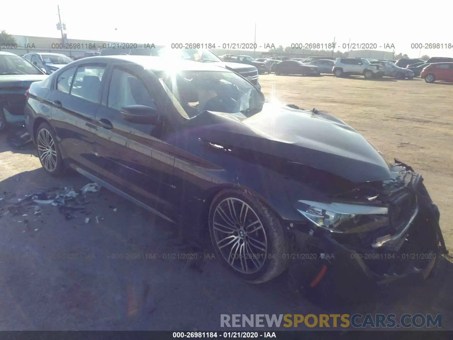 1 Photograph of a damaged car WBAJE5C57KWW29150 BMW 540 2019