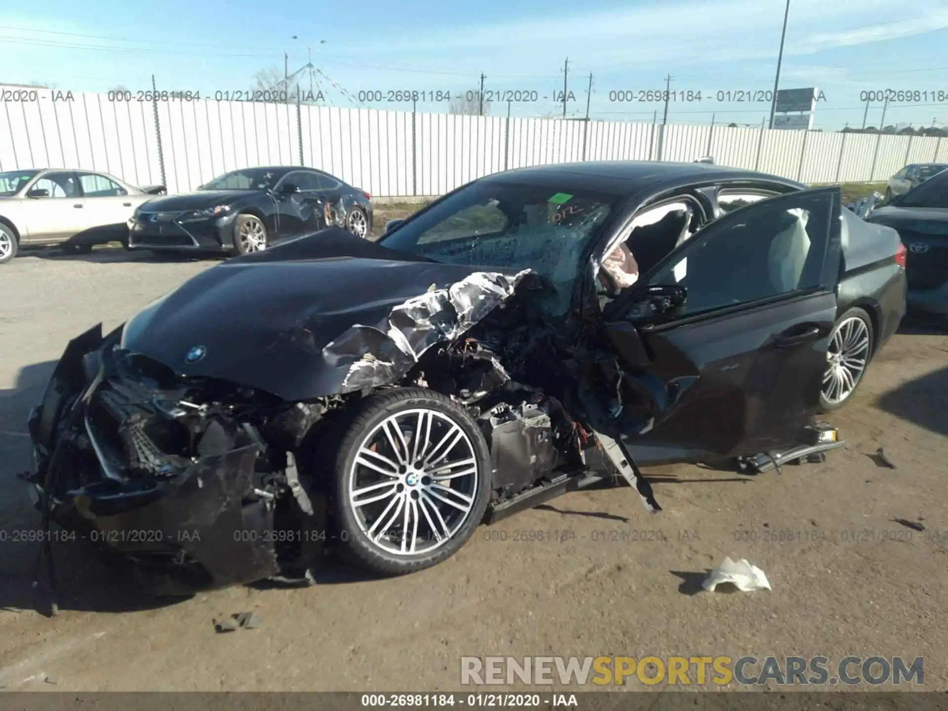 2 Photograph of a damaged car WBAJE5C57KWW29150 BMW 540 2019