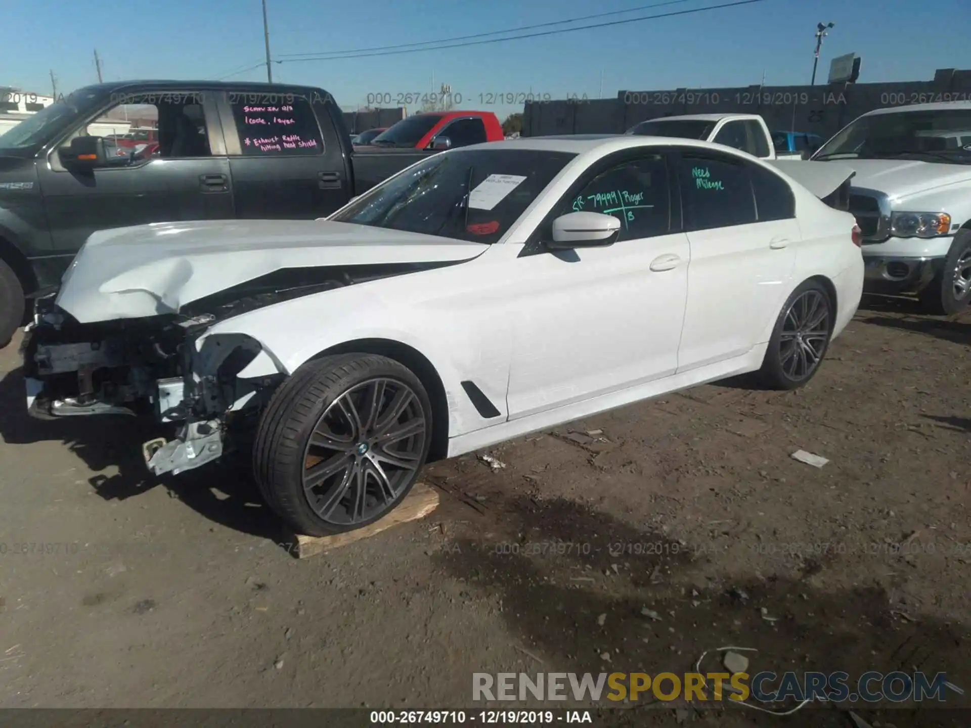 2 Photograph of a damaged car WBAJE5C58KWW11272 BMW 540 2019