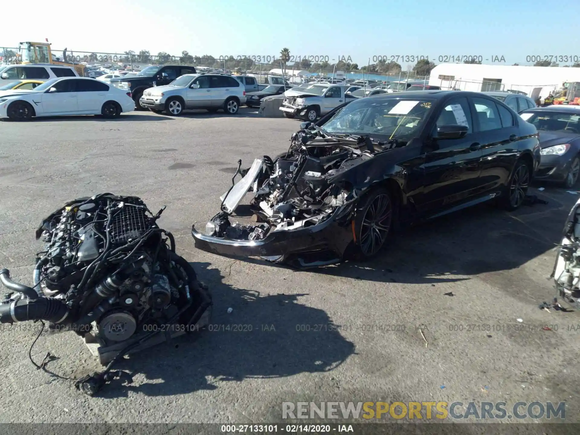 2 Photograph of a damaged car WBAJE5C59KWE66004 BMW 540 2019