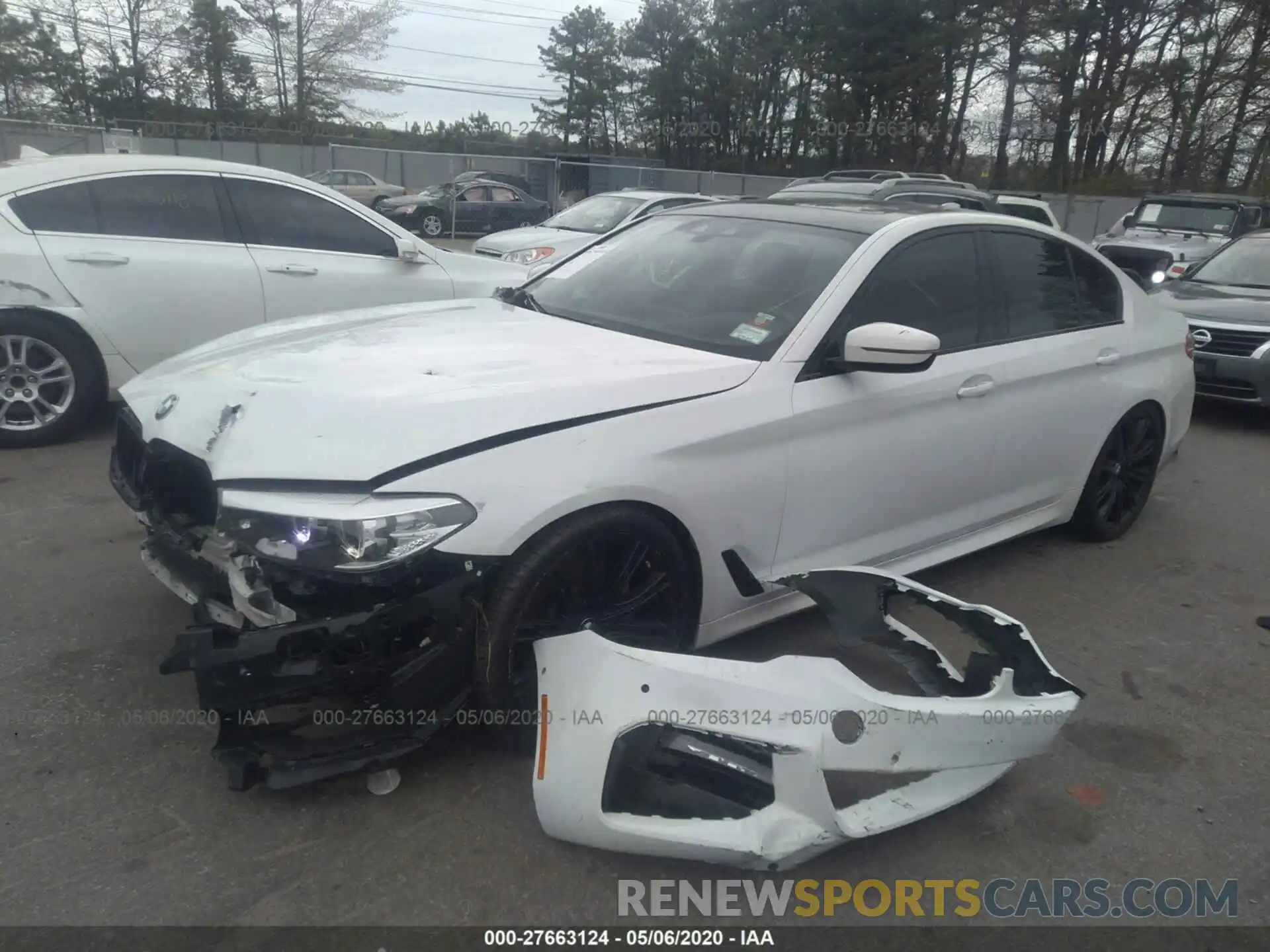 2 Photograph of a damaged car WBAJE7C55KWD55719 BMW 540 2019