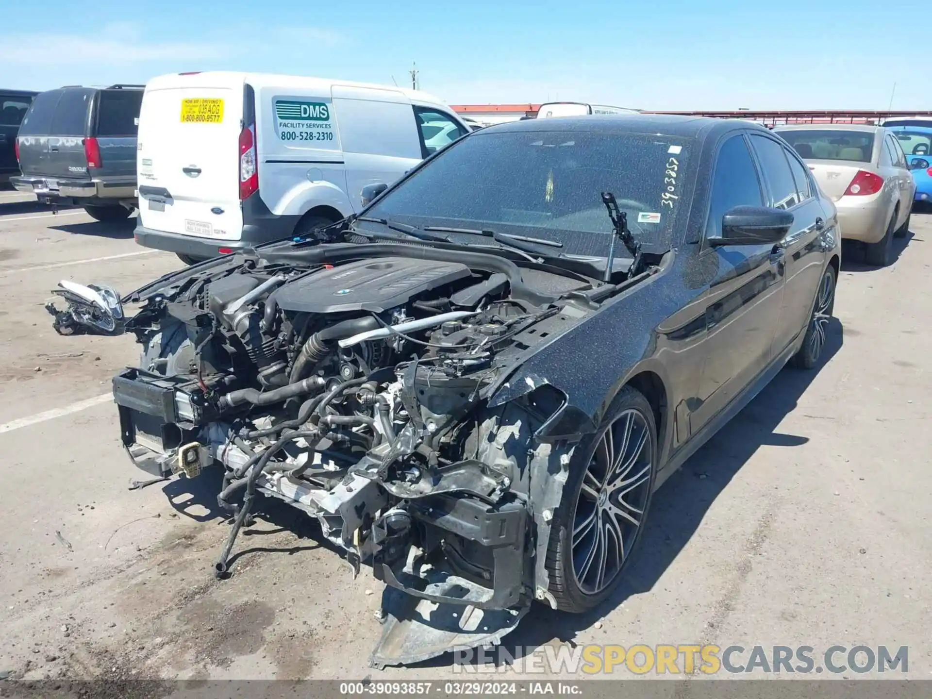 2 Photograph of a damaged car WBAJE5C56KWW09455 BMW 540I 2019