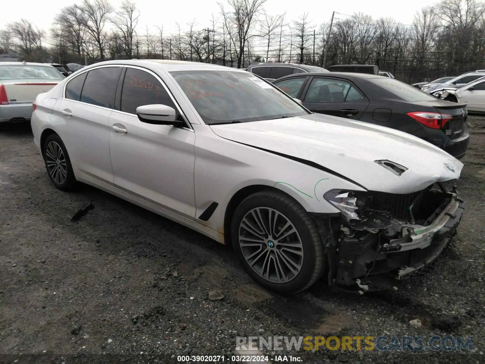 1 Photograph of a damaged car WBAJE7C57KWW14868 BMW 540I 2019